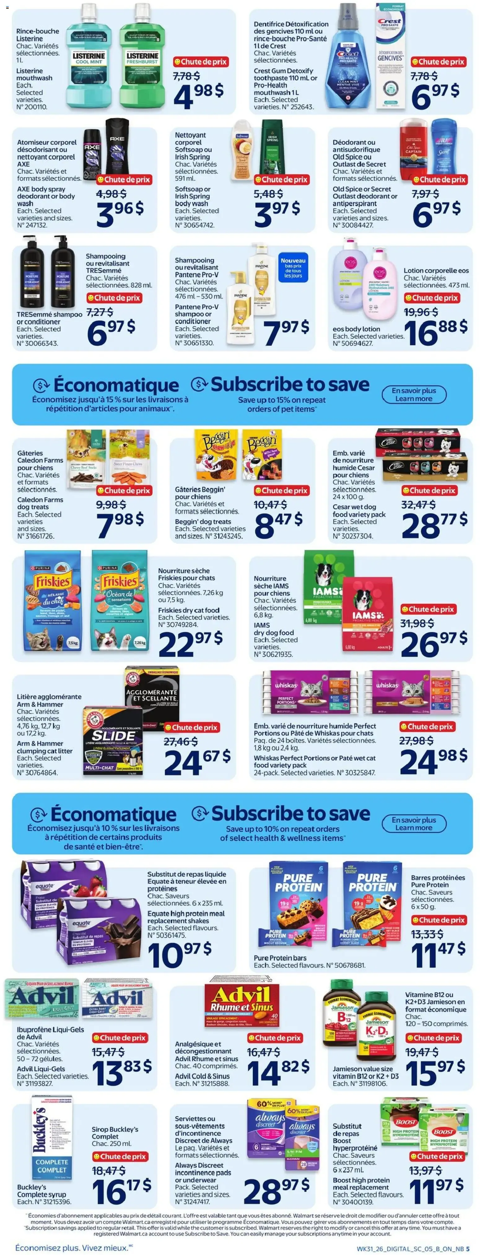 Walmart: Économisez plus. Vivez mieux. y La rentrée des classes. from August 27 to September 2 2026 - flyer page 9