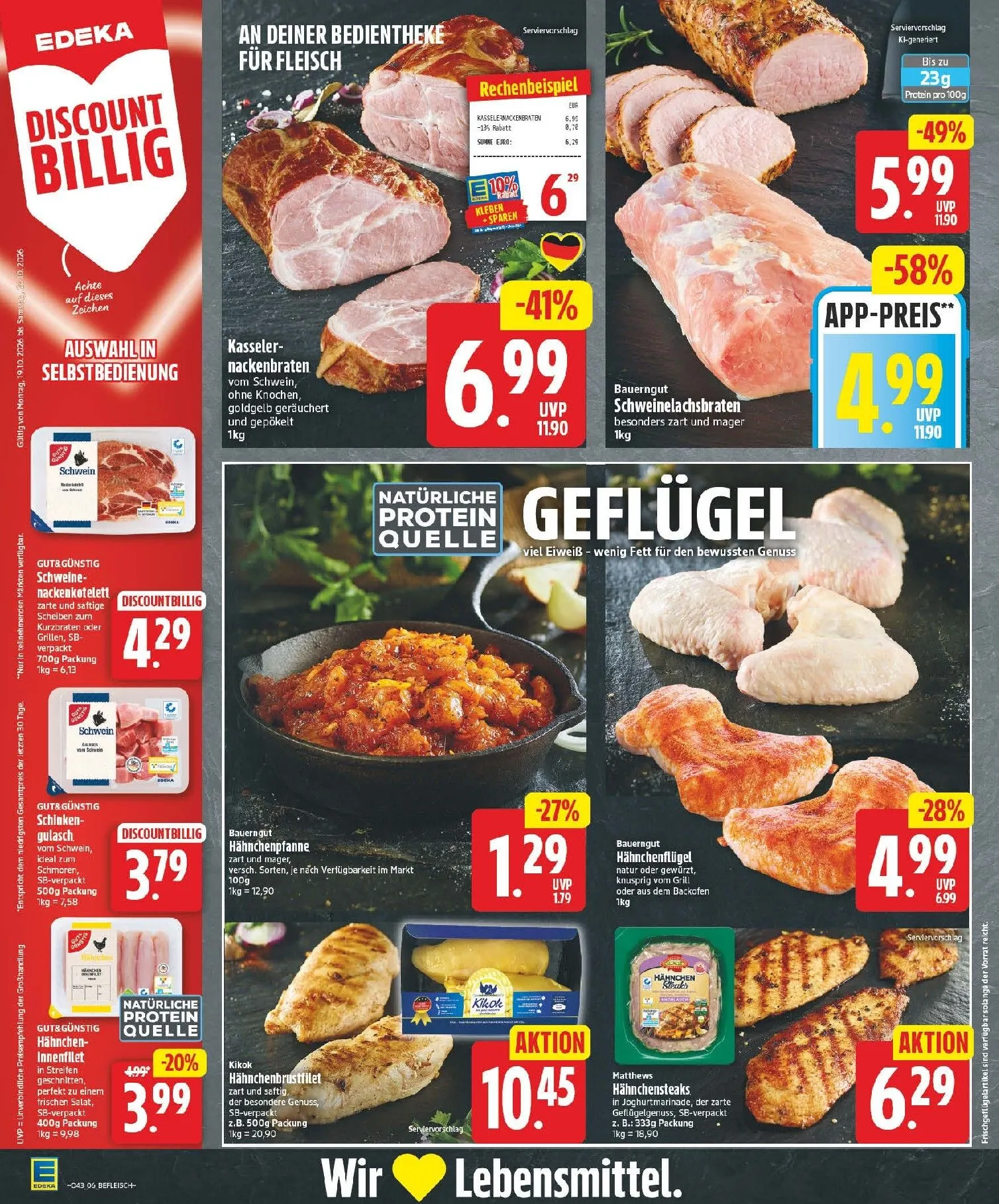 Edeka Prospekt nächste Woche – von Montag 19.10.2026 bis Samstag 24.10.2026 von 19. Oktober bis 24. Oktober 2026 - Prospekt seite 6