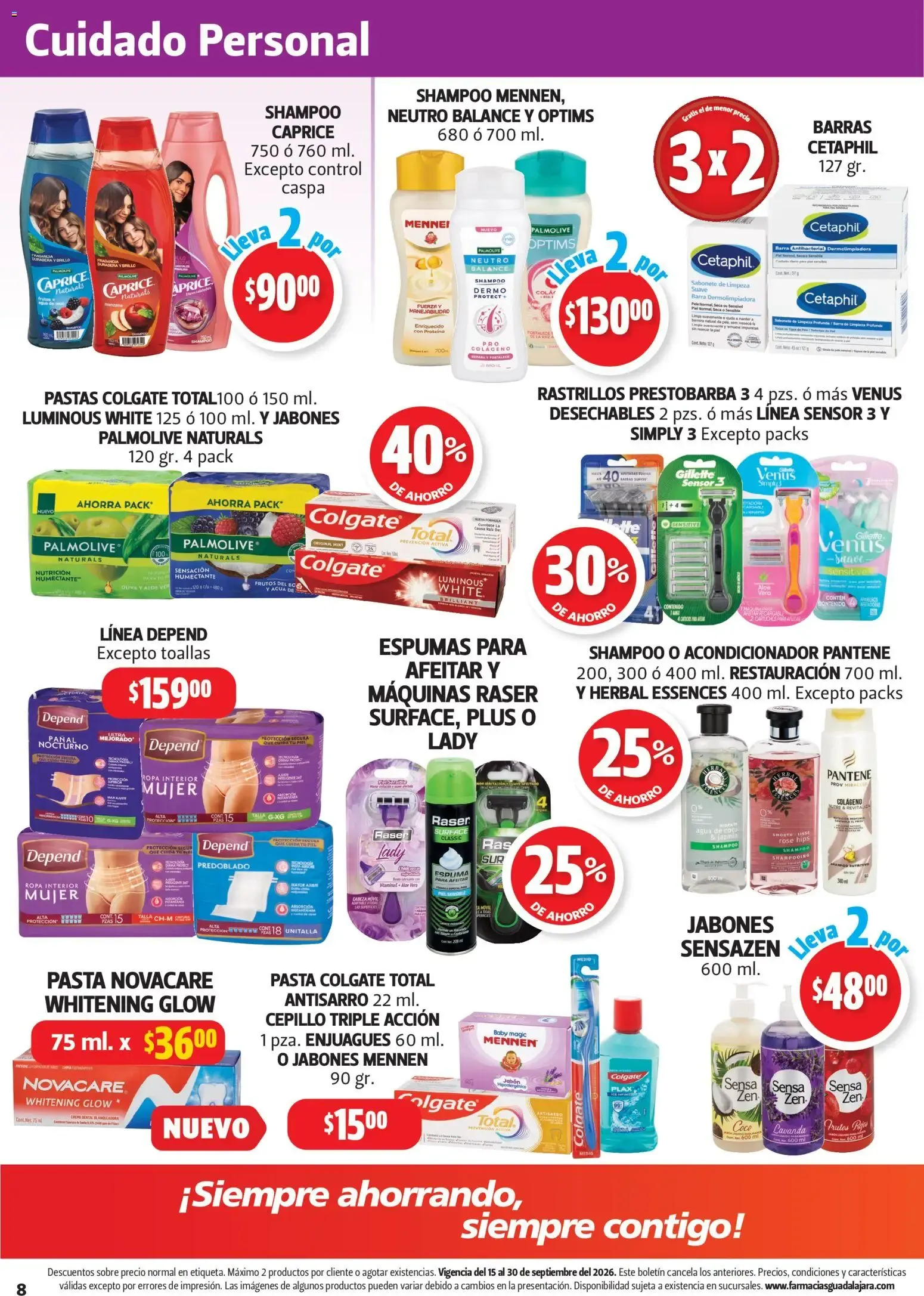 Catálogo de Farmacia Guadalajara catálogo (15/09/2026 - 30/09/2026) - catálogo en línea 15 de septiembre al 30 de septiembre 2026 - Pagina 8