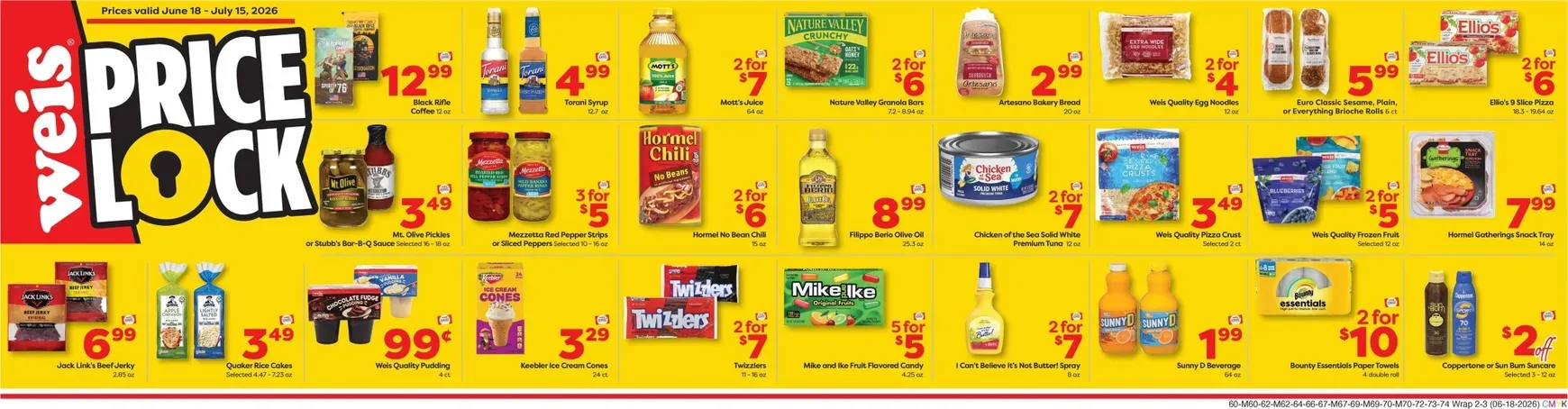 Weekly ad Weis PRICE LOCK: Extended Savings from June 18 to July 15 2026 - Page 2