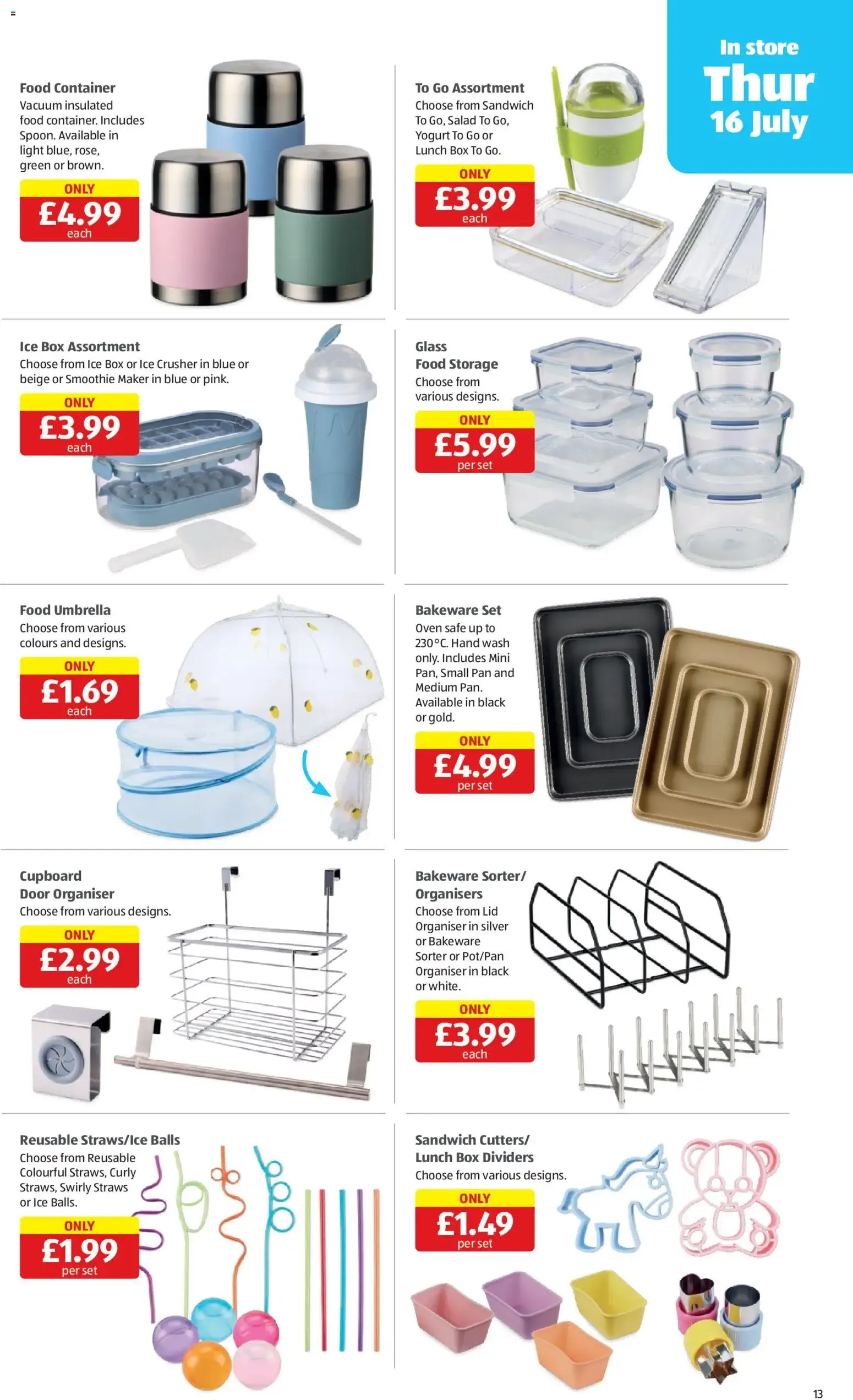 Aldi Specialbuys from 16 July to 19 July 2026 - Catalogue Page 13