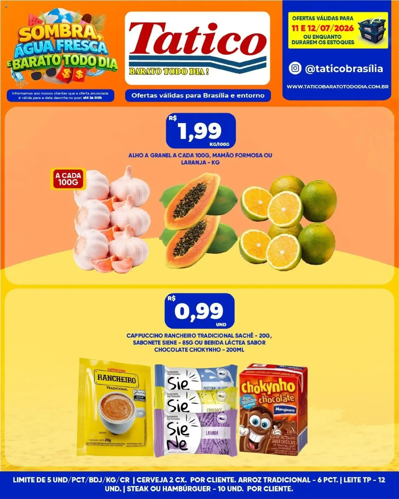 Encarte de Tatico ofertas FDS de 11/07/2026 | Promoções Online 11 de julho até 12 de julho 2026 - Pagina 1