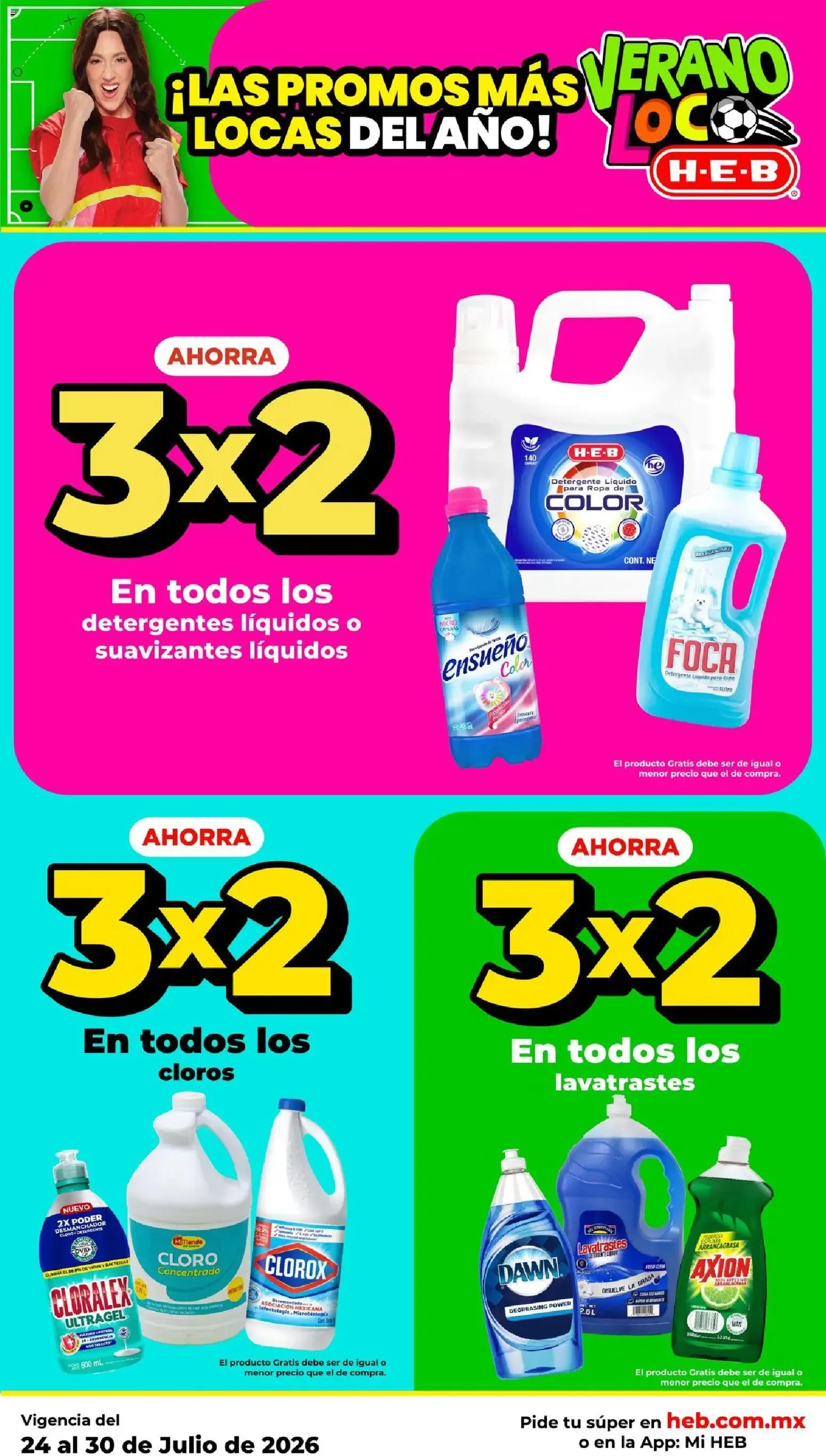 Catálogo de ¡Las promos más locas del año! Verano Loco H-E-B 24 de julio al 30 de julio 2026 - Pagina 2