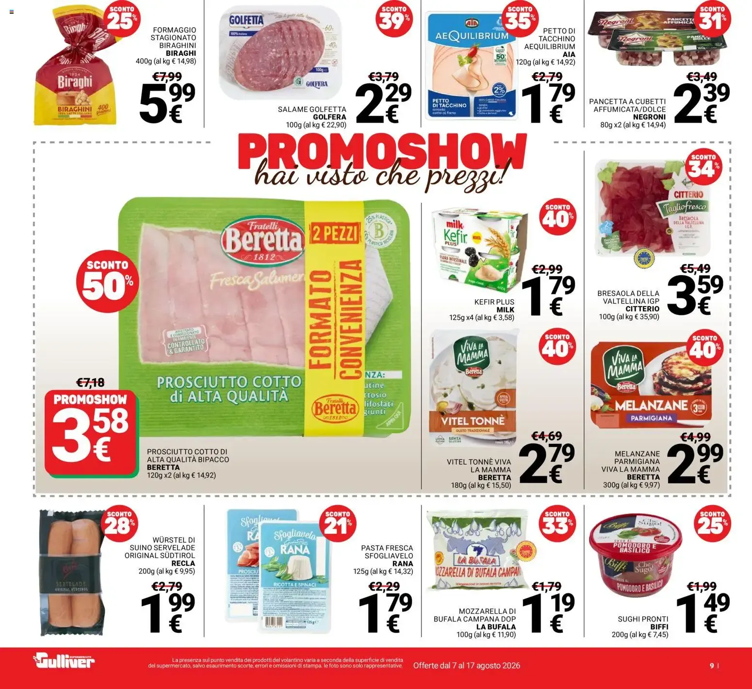 Nuovo Gulliver volantino dal 07/08/2026 > offerte anteprima 🛍️ da 7 agosto a 17 agosto di 2026 - Pagina del volantino 9