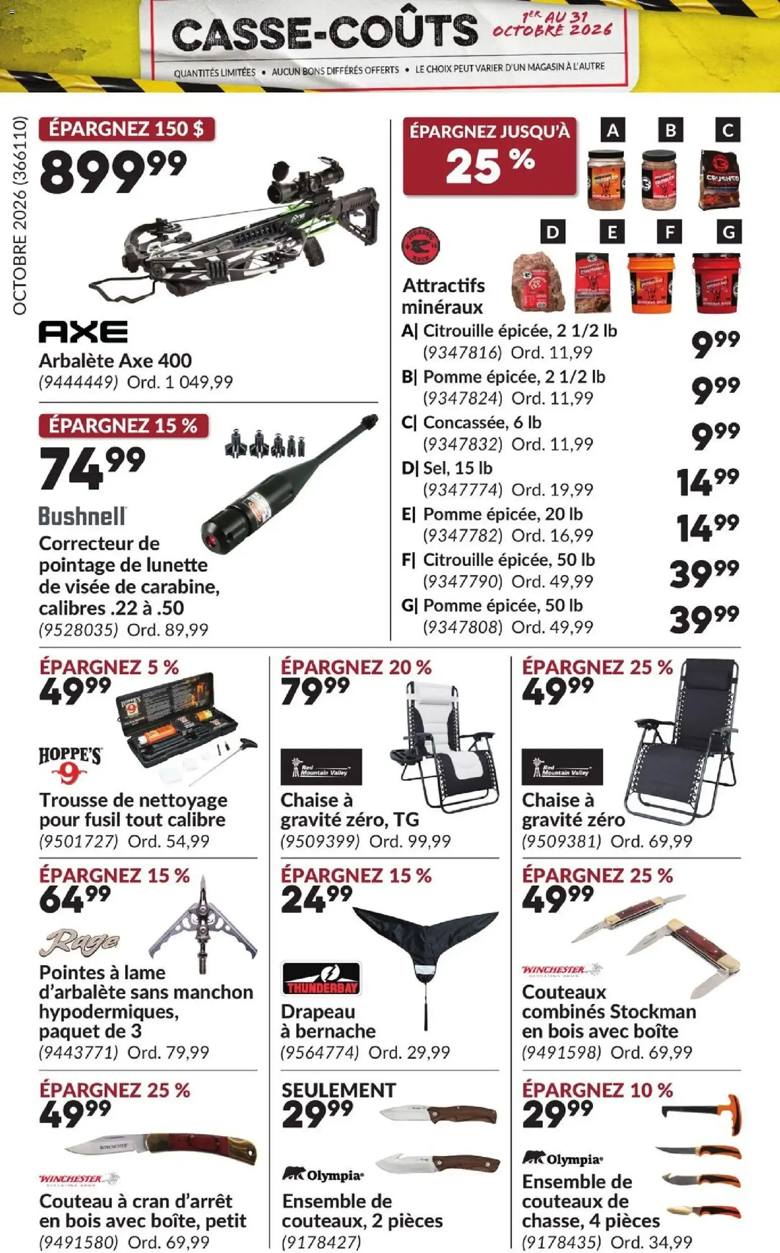 Princess Auto circulaire - Casse-Coûts from Oct 1, 2026 > weekly specials & deals from October 1 to October 31 2026 - flyer page 9