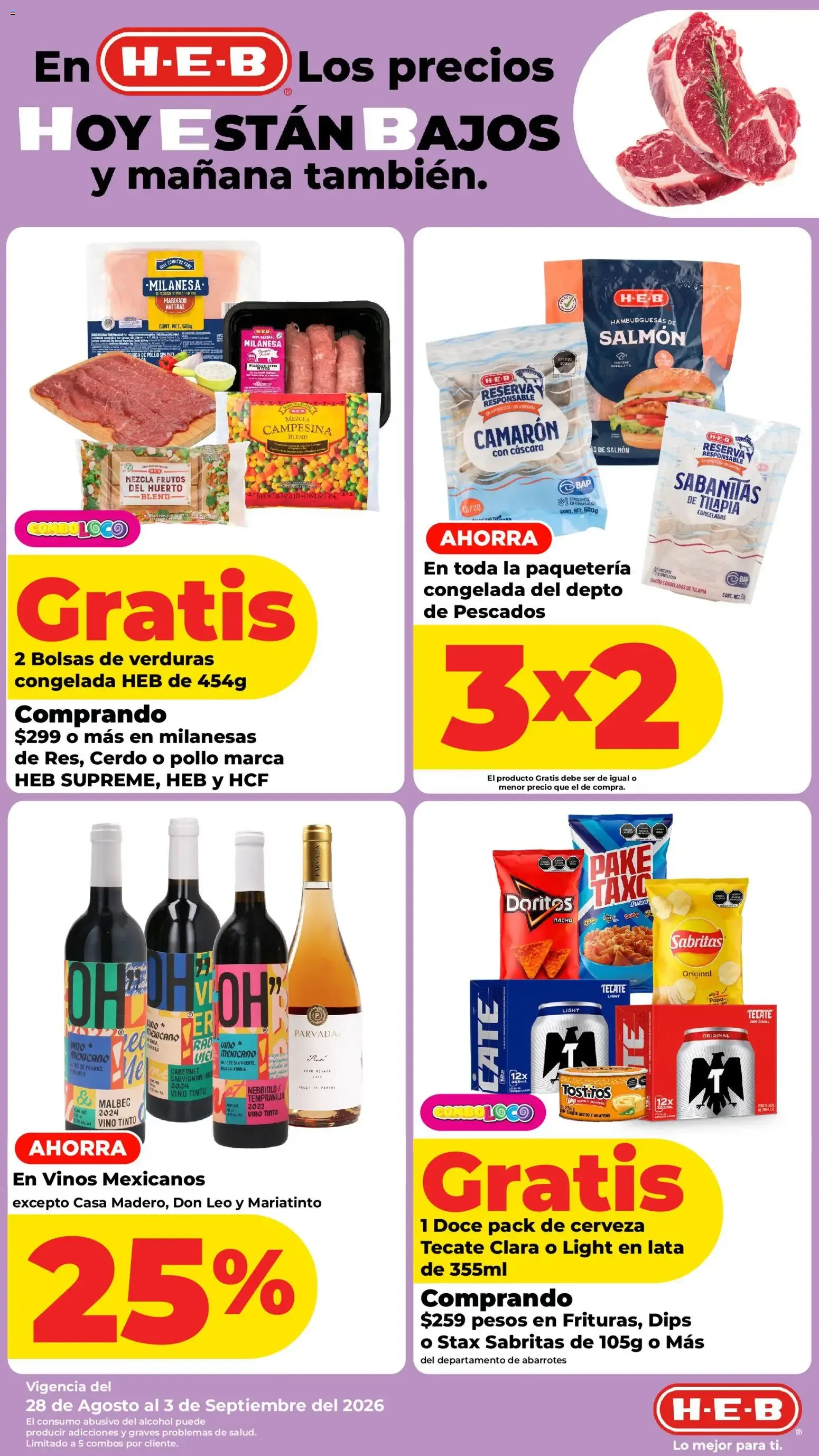Catálogo de H-E-B: Los precios hoy están bajos y mañana también 28 de agosto al 31 de agosto 2026 - Pagina 4