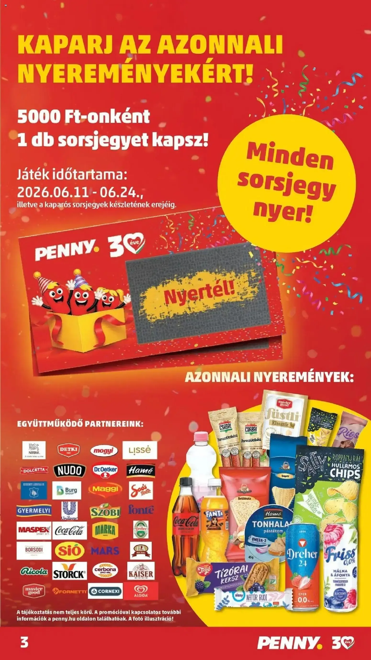 Katalógus Penny aktuális akciós újság: 2026.06.11.-tól lapozható június 11.-tól június 17.-ig 2026. - Oldal 3
