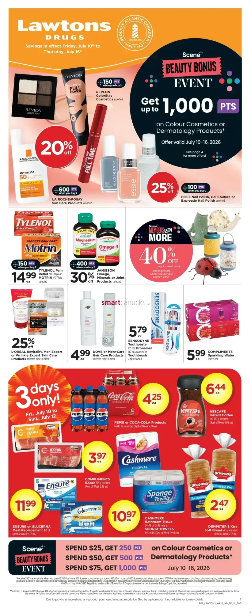 Lawtons Drugs flyer week 28 from July 10 to July 16 2026 - flyer page 1