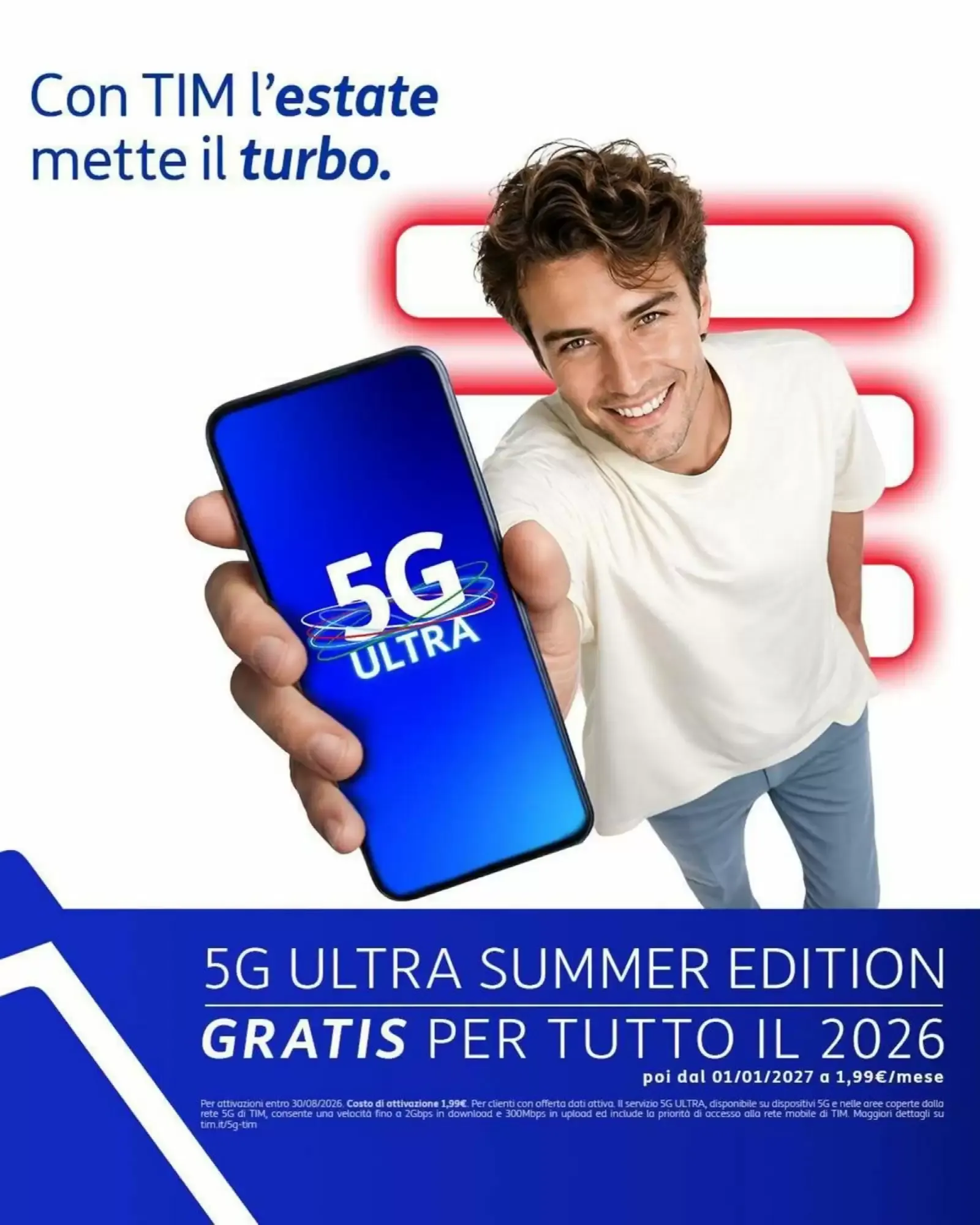 TIM 5G ULTRA Summer Edition da 30 giugno a 31 dicembre di 2026 - Pagina del volantino 1