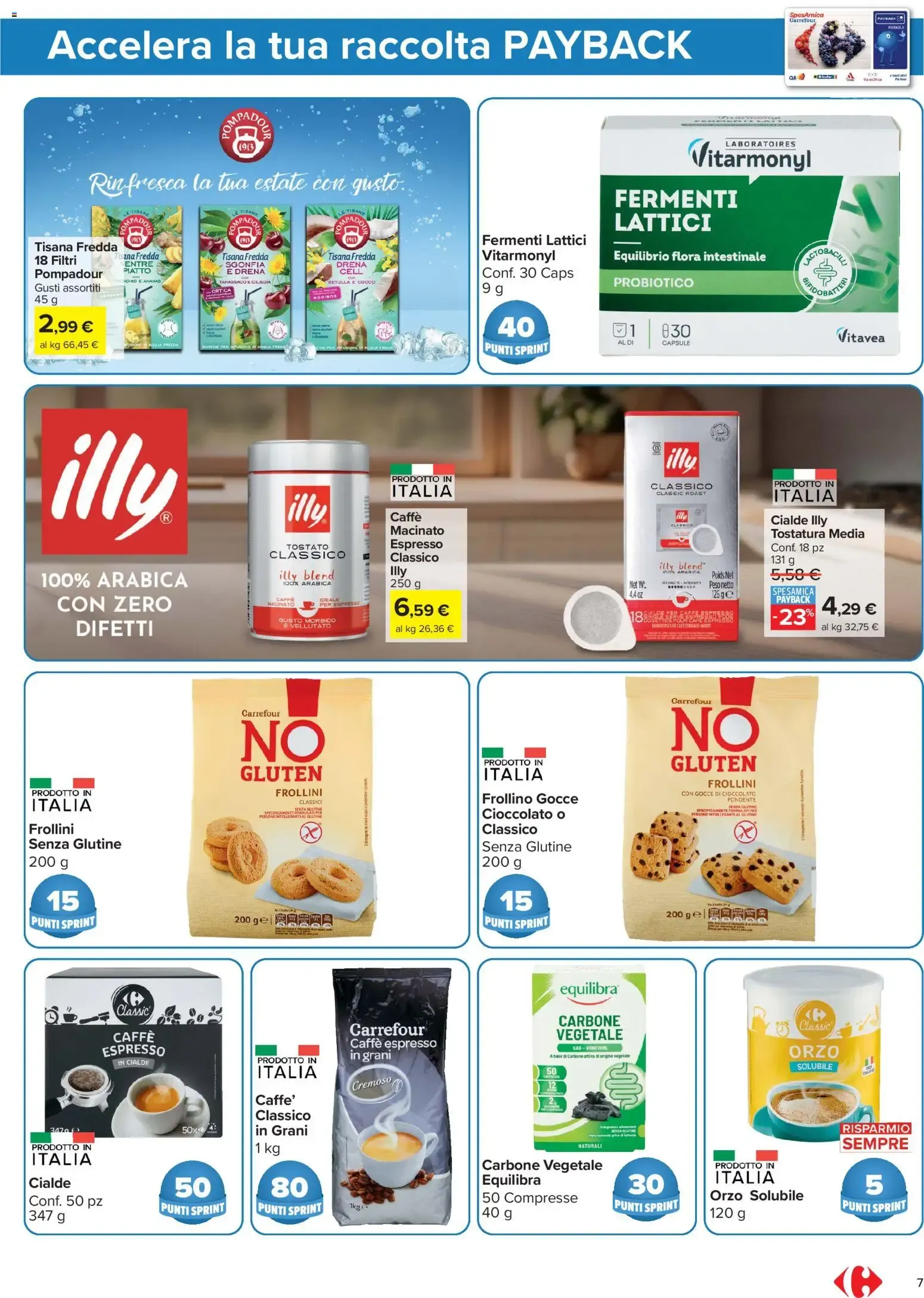 Nuovo Carrefour volantino Market - Punti Sprint Payback dal 16/06/2026 > offerte anteprima 🛍️ da 16 giugno a 29 giugno di 2026 - Pagina del volantino 7