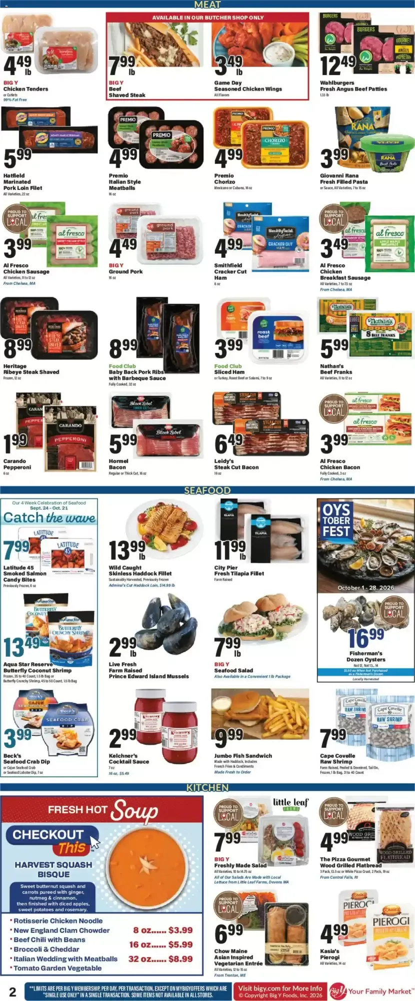 Weekly ad Big Y flyer week 40 from October 1 to October 7 2026 - Page 3