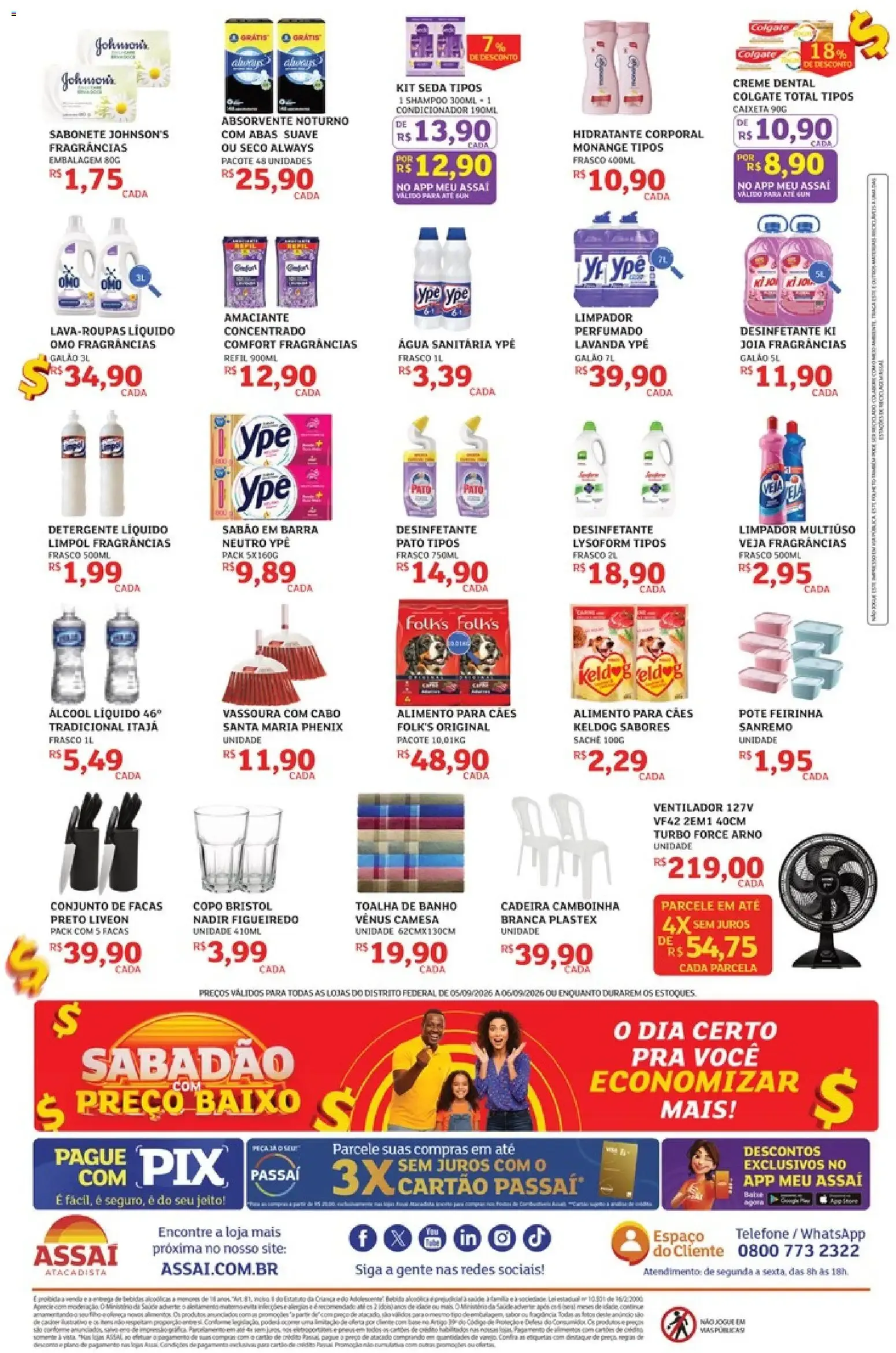 Encarte de Assaí Atacadista - Sabadão com Preço Baixo 5 de setembro até 6 de setembro 2026 - Pagina 4