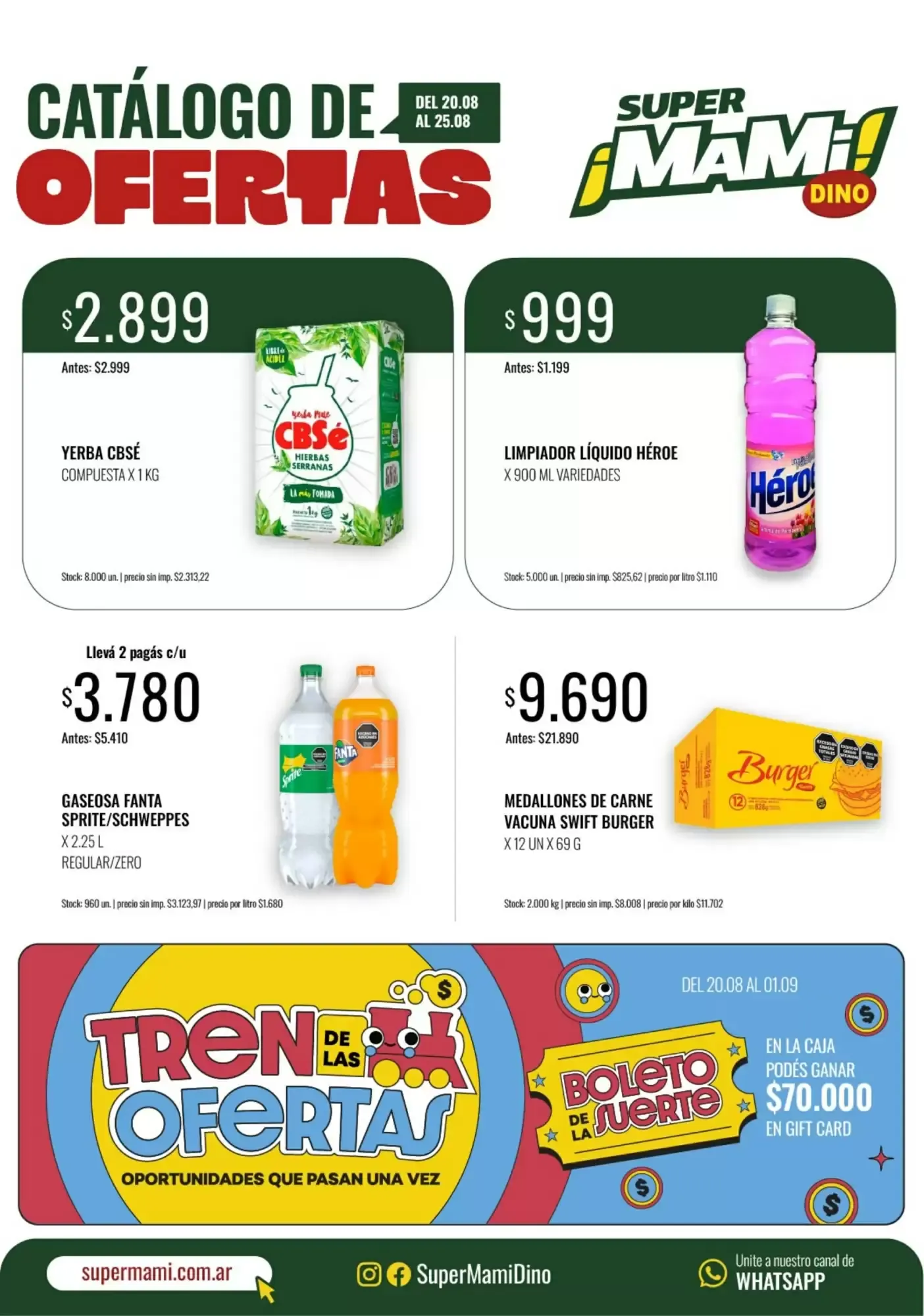 Catálogo de Ofertas Super Mami Dino