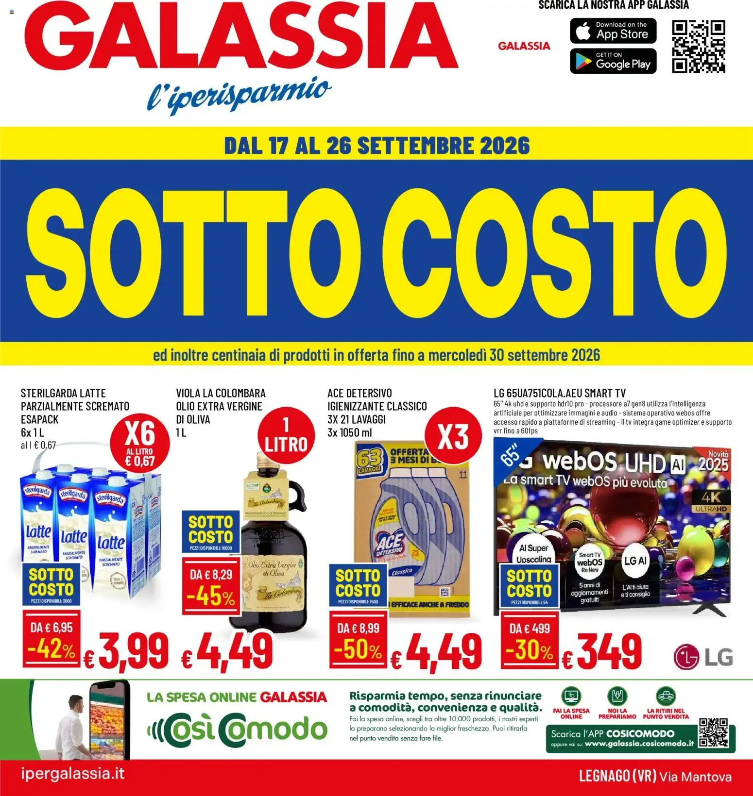 Galassia - Sotto Costo da 17 settembre a 26 settembre di 2026 - Pagina del volantino 1
