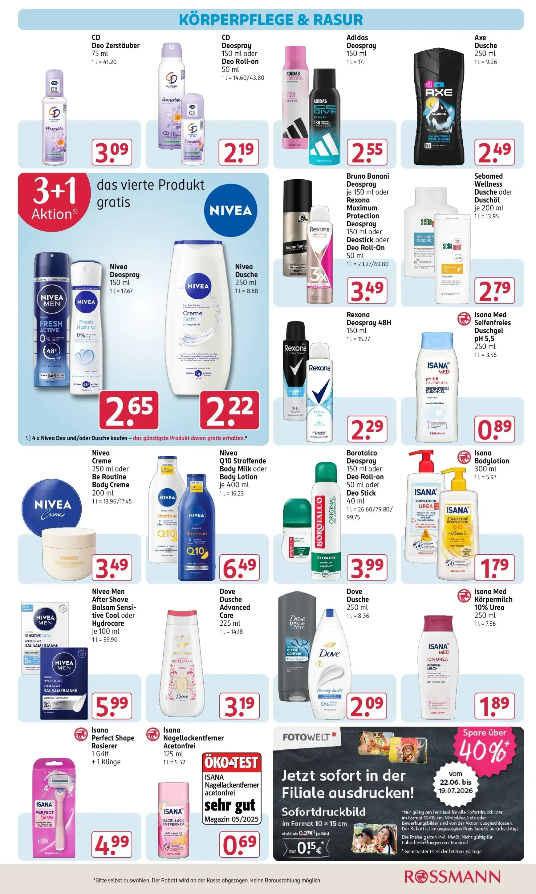 ROSSMANN Prospekt – von Montag 22.06.2026 bis Freitag 26.06.2026 von 22. Juni bis 26. Juni 2026 - Prospekt seite 12