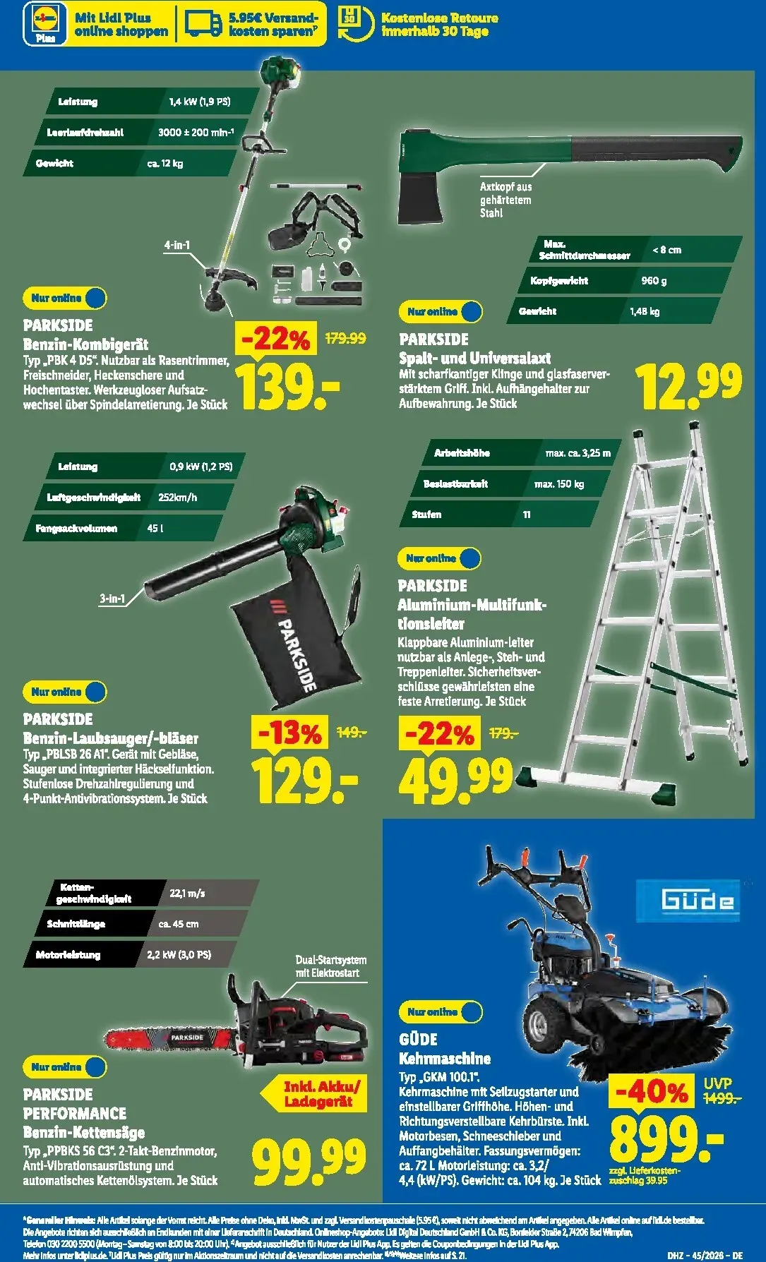 Lidl Sparen beim Preisführer von 2. November bis 7. November 2026 - Prospekt seite 10