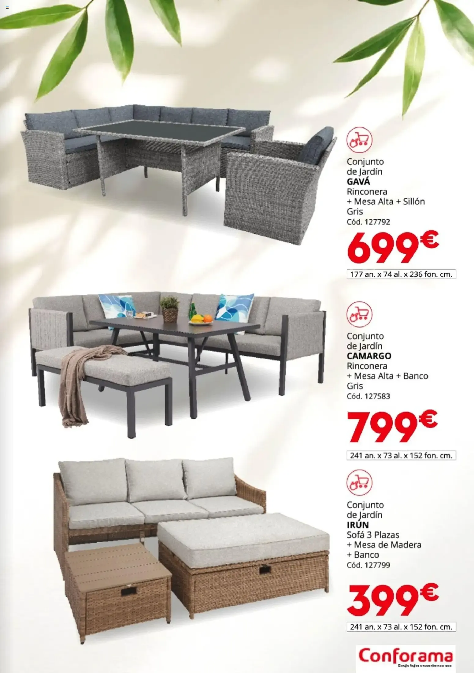 Catálogo de Conforama Guía Jardín 2026 19/03/2026 - 30/07/2026 19 de marzo al 30 de julio 2026 - Página 6
