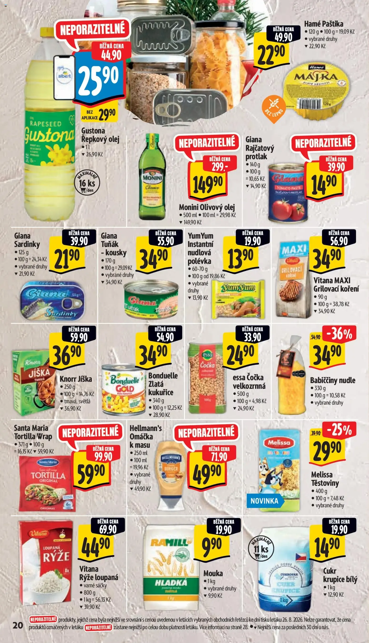 Albert leták - Hypermarket od 02.09.2026 - Akční leták - 2. září 8. září 2026 - Page 28