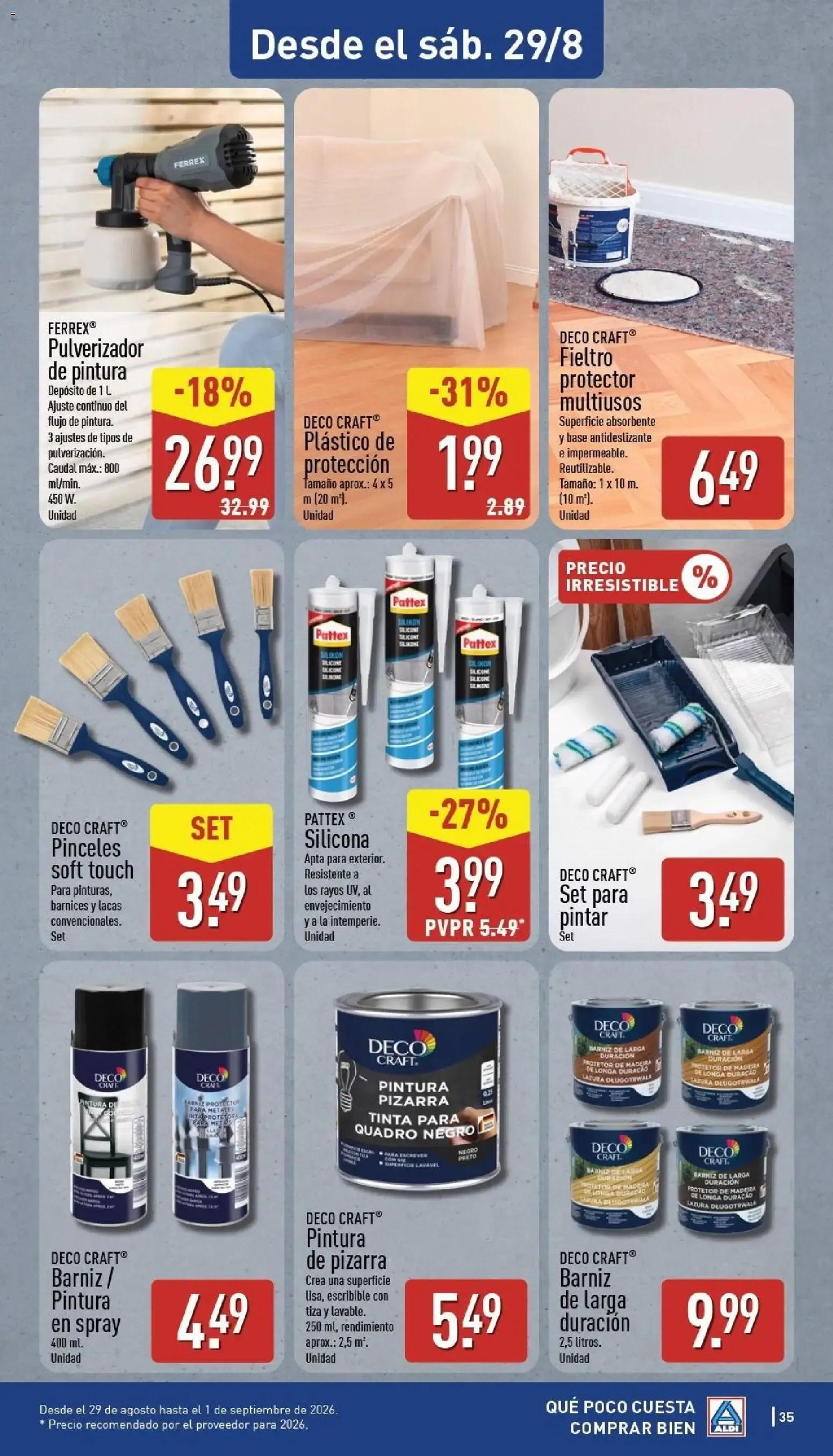 Catálogo de Aldi folleto Canarias del 24/08/2026 | Catálogo 24 de agosto al 30 de agosto 2026 - Página 35