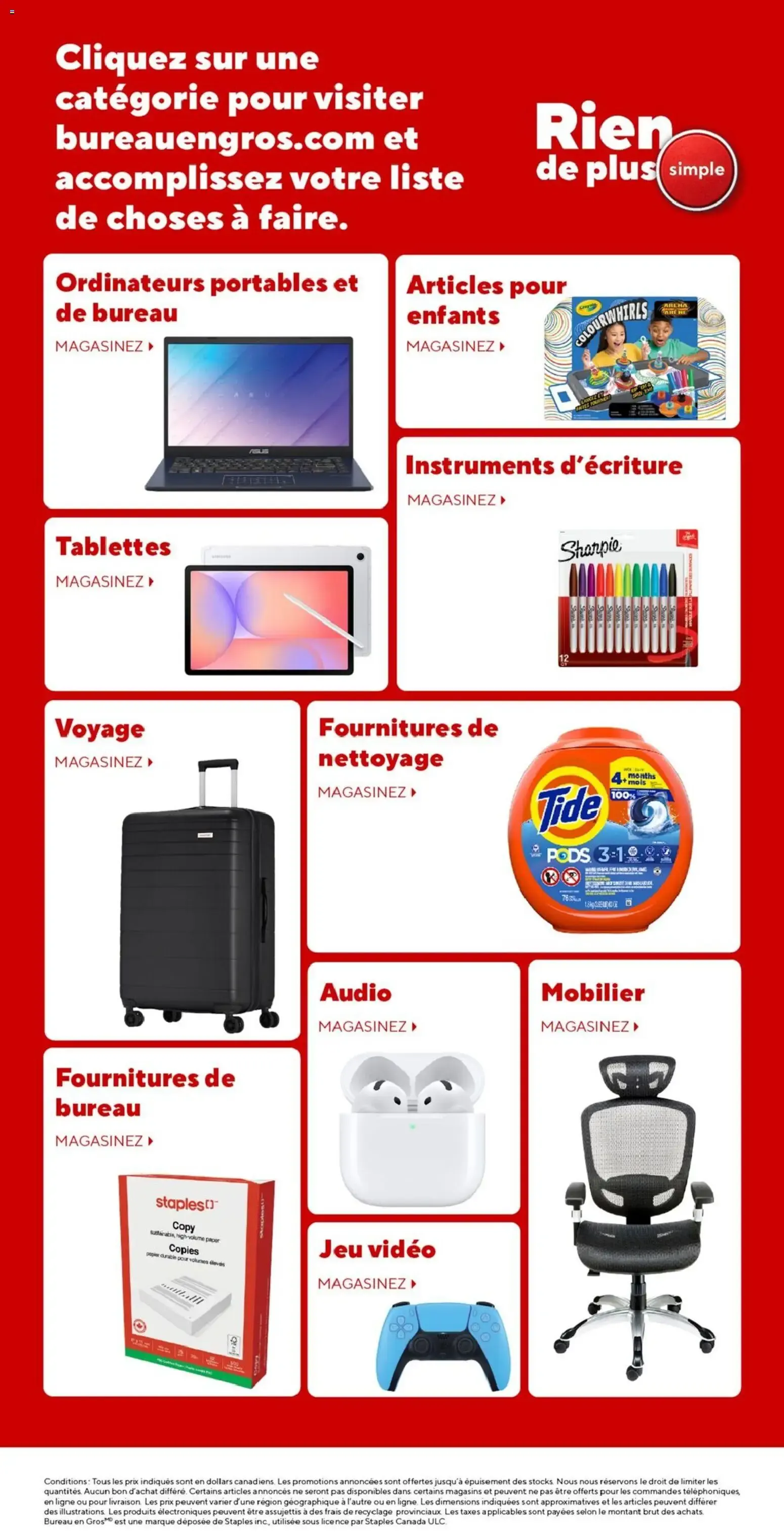Grand événement semestriel de fauteuils et de bureaux from October 16 to October 29 2026 - flyer page 18