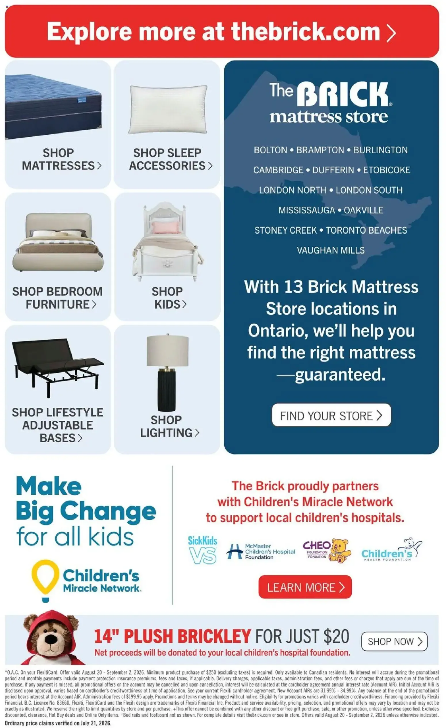 The Brick - Sleep Better Sale from August 20 to September 2 2026 - flyer page 9