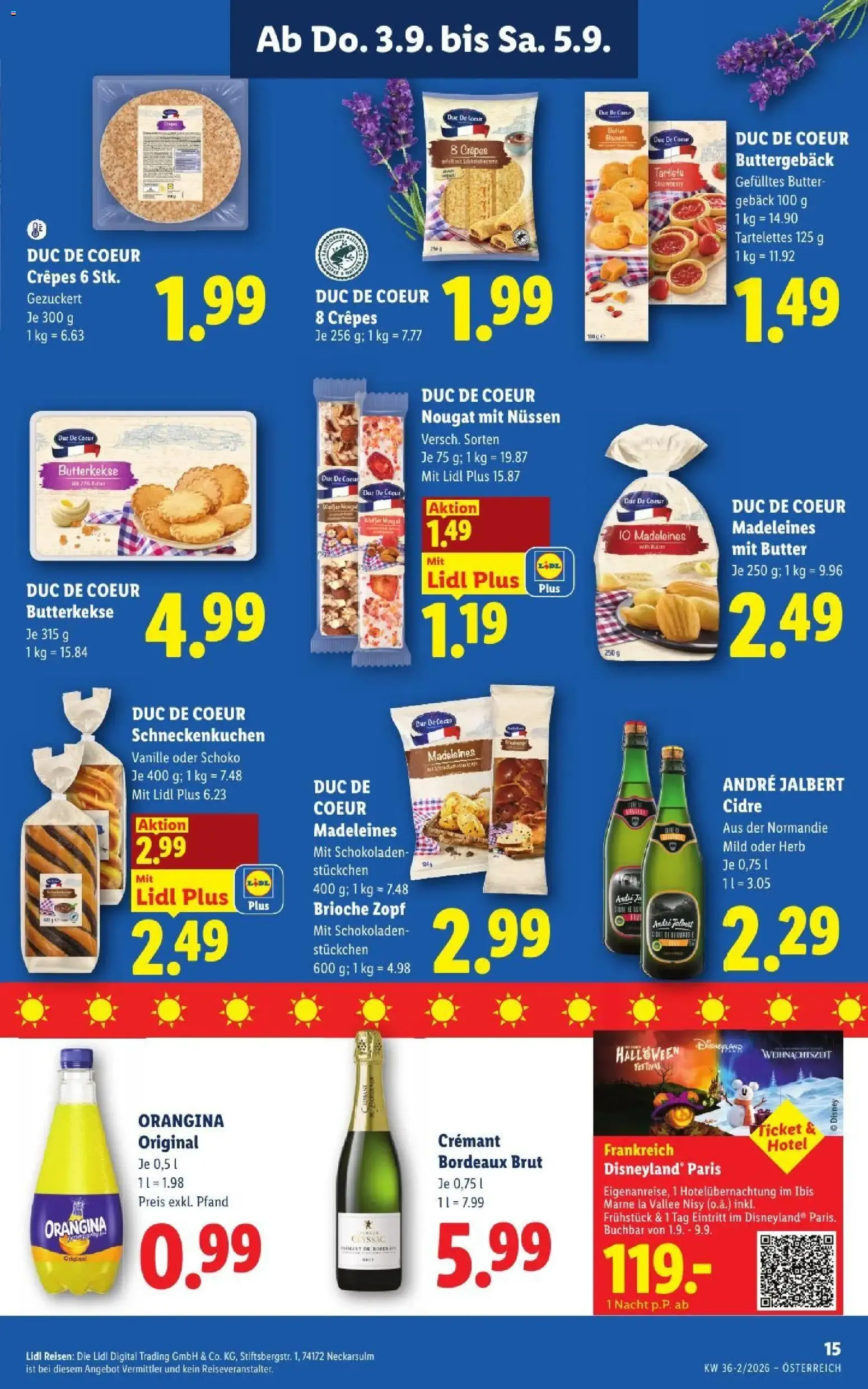 Lidl - Flugblatt ab 03.09.2026 - Angebote ab donnerstag von 3. September bis 5. September 2026 - Flugblätt seite  17