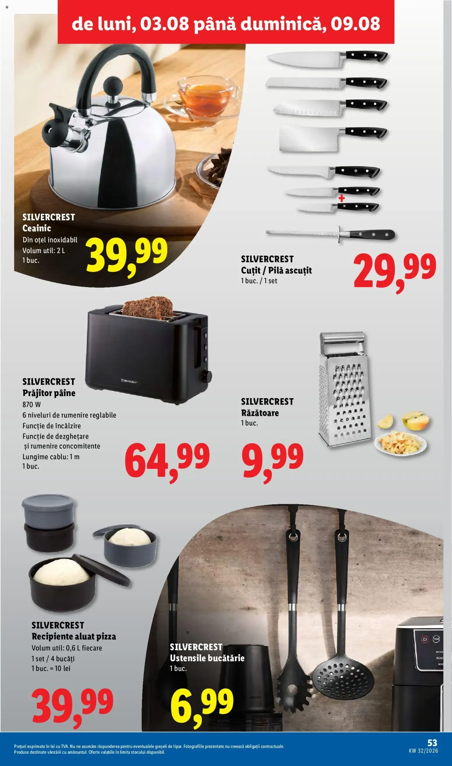 Catalog Catalog LIDL 03.08.2026 - Oferta și Revista online de la 3 august până la 9 august 2026 - Revista Pagina 53