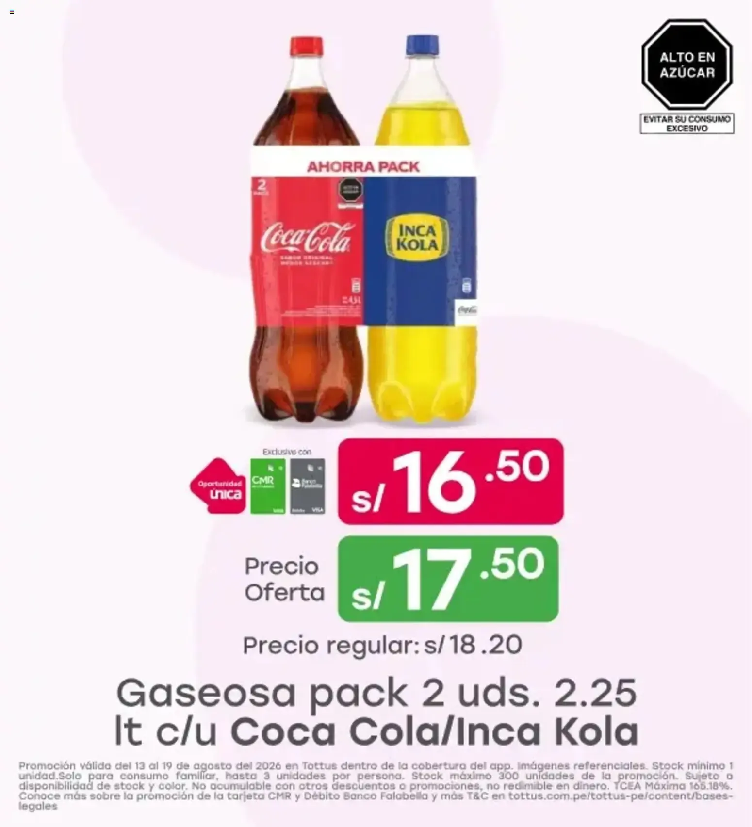 Catalogo de Oferta en pañales Huggies Natural Care en Tottus 13 de agosto al 19 de agosto 2026 - Pag 4