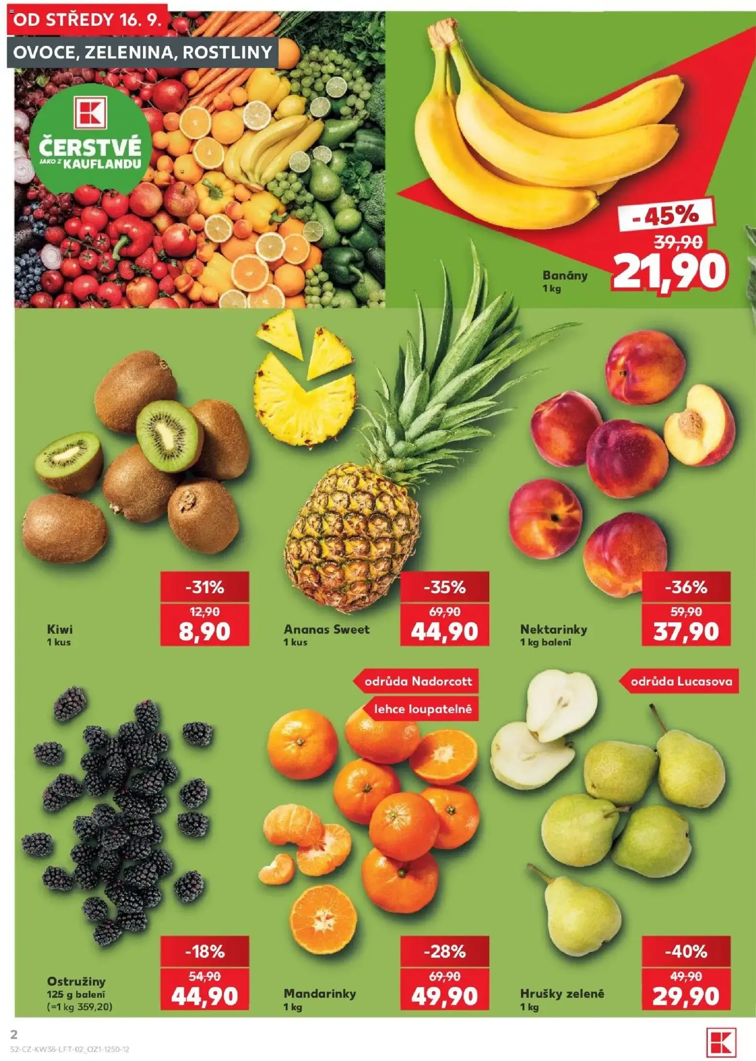 Kaufland Leták: XTRA 2x více bodů za středeční nákup - 16. září 22. září 2026 - Page 2