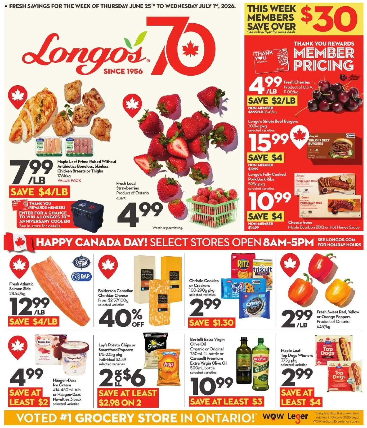 Longo's weekly flyer / circulaire from Jun 25, 2026 > weekly specials & deals