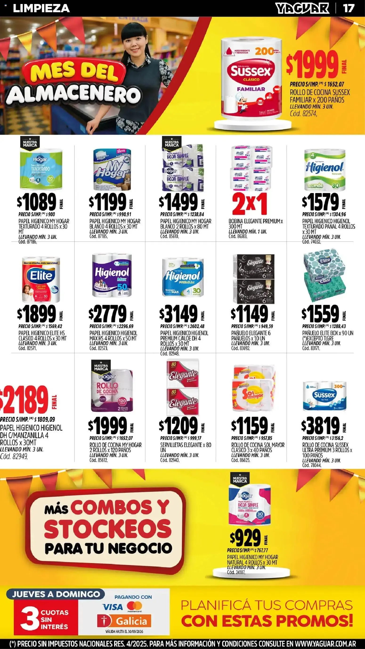 Ofertas de Mayorista Yaguar - Mes del Almacenero - San Juan 31 de agosto al 5 de septiembre 2026 - Página 16 del catálogo