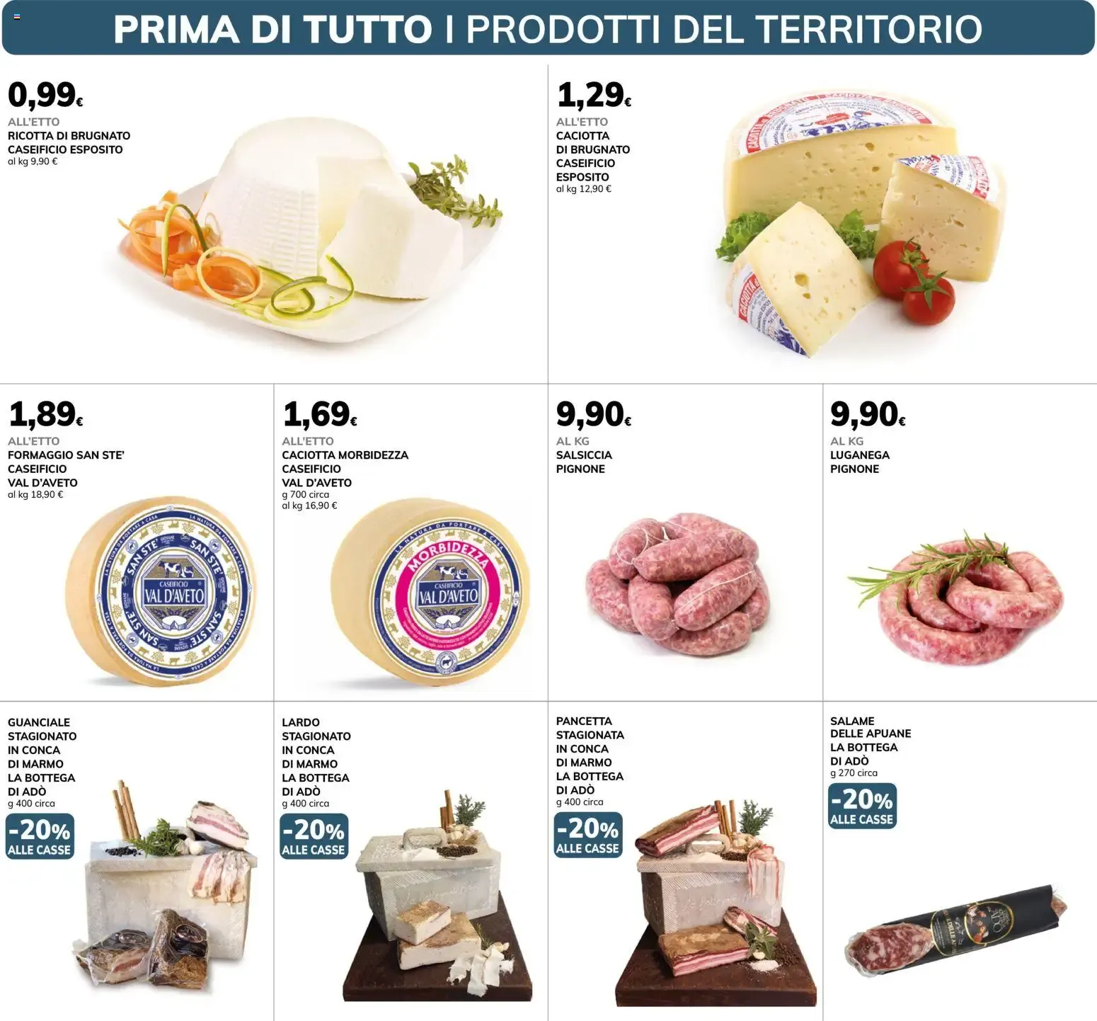 PRIMA DI TUTTO I PRODOTTI DEL TERRITORIO da 14 luglio a 27 luglio di 2026 - Pagina del volantino 2