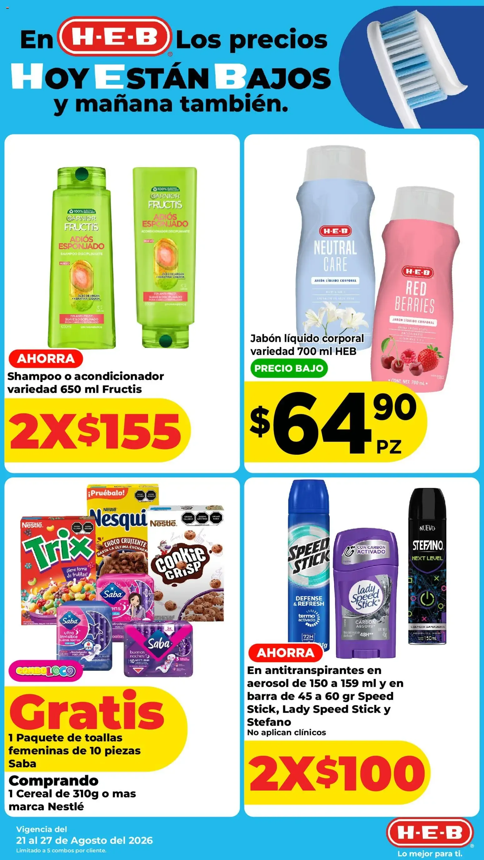Catálogo de H-E-B: Precios Bajos en Carnes para Asar 21 de agosto al 24 de agosto 2026 - Pagina 8