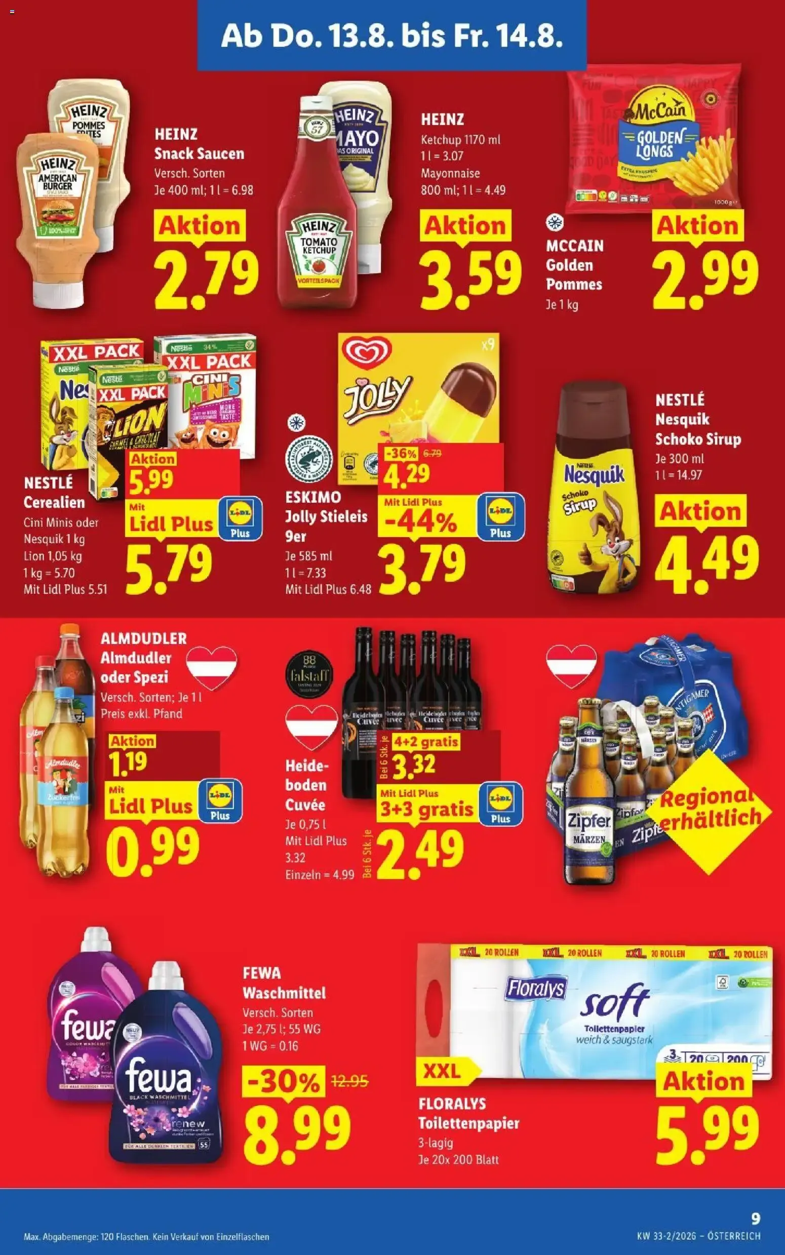 Lidl - Flugblatt ab 13.08.2026 - Angebote ab donnerstag von 13. August bis 14. August 2026 - Flugblätt seite  11