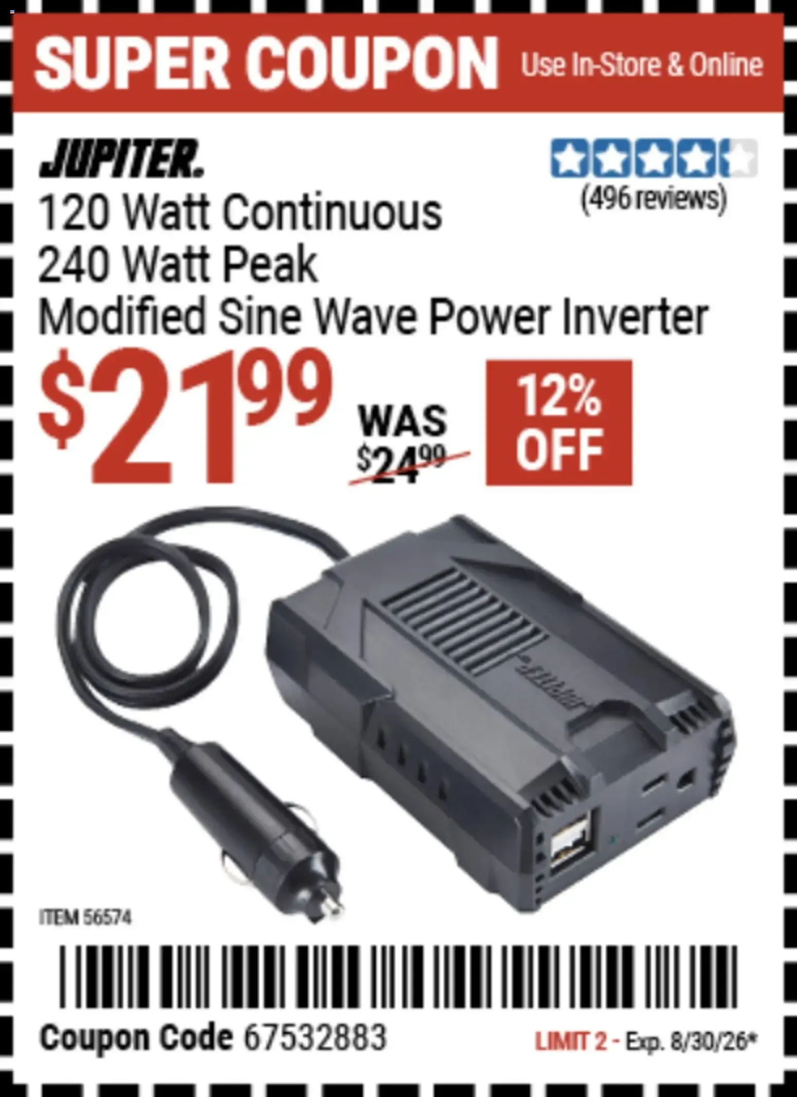 Weekly promotion Harbor Freight: Coupon Deals spanning from August 17 to August 30 2026 - Page 5 for Catalogue 365