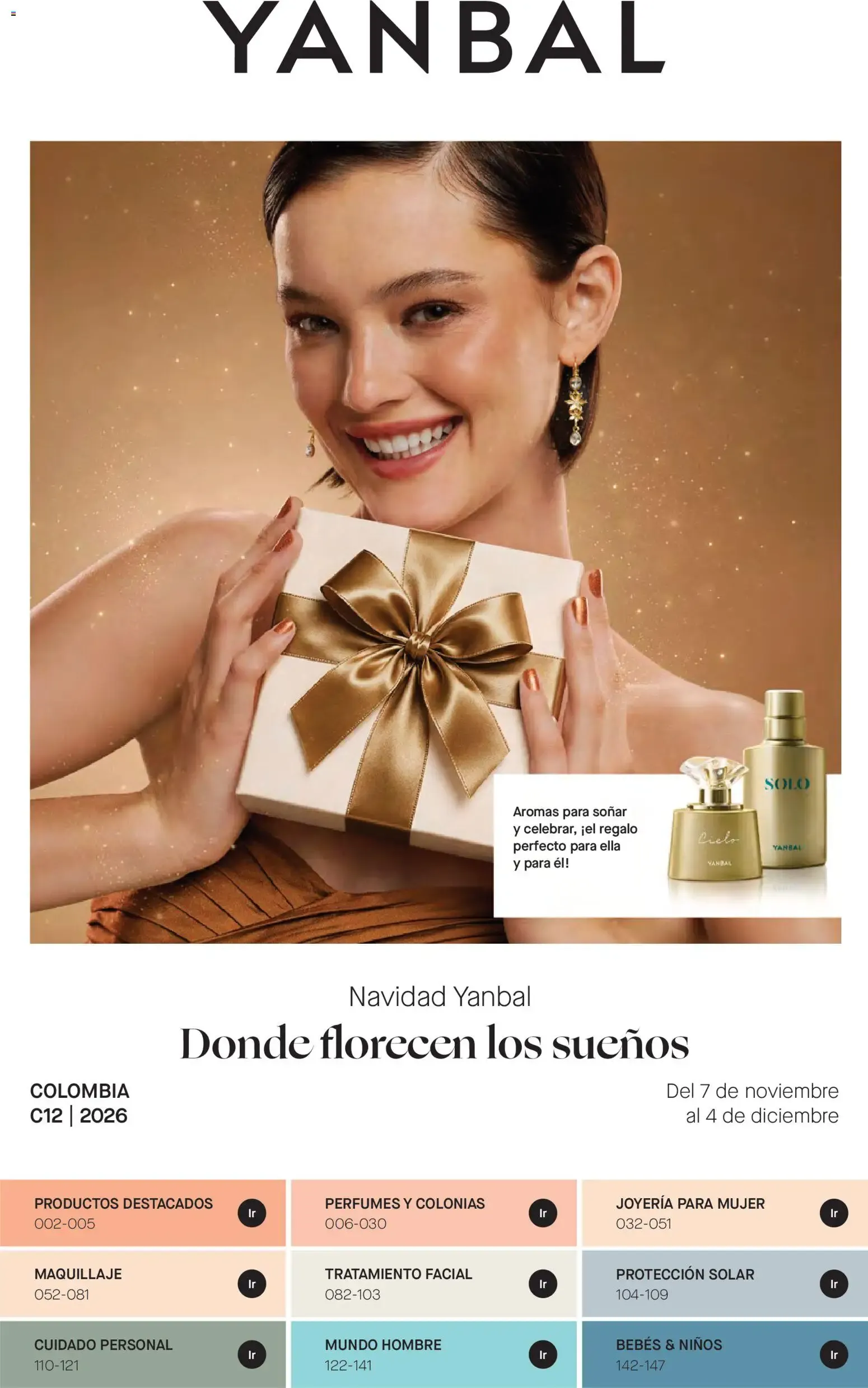 Catalogo de Yanbal - Navidad Colombia C12 | 2026 7 de noviembre al 4 de diciembre 2026 - Pag 1