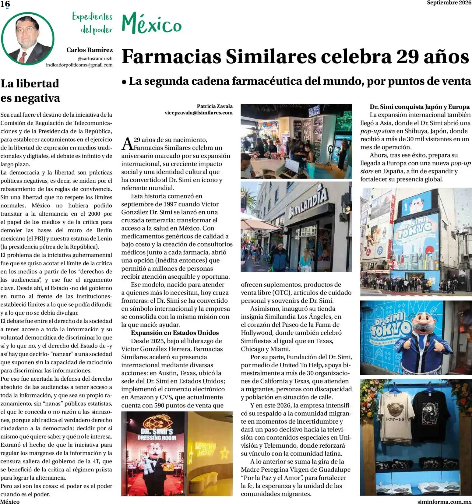 Catálogo de Horóscopos y 29° Aniversario de Farmacias Similares 1 de septiembre al 30 de septiembre 2026 - Pagina 16