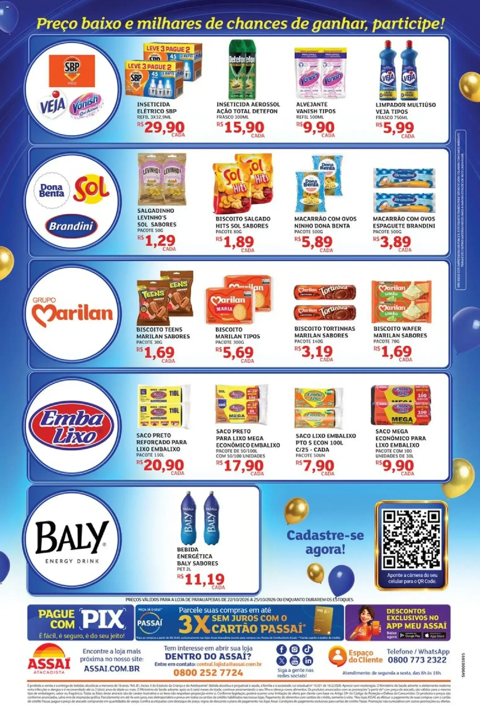 Encarte de Assaí Atacadista ofertas - PA de 22/10/2026 | Promoções Online 22 de outubro até 25 de outubro 2026 - Pagina 4