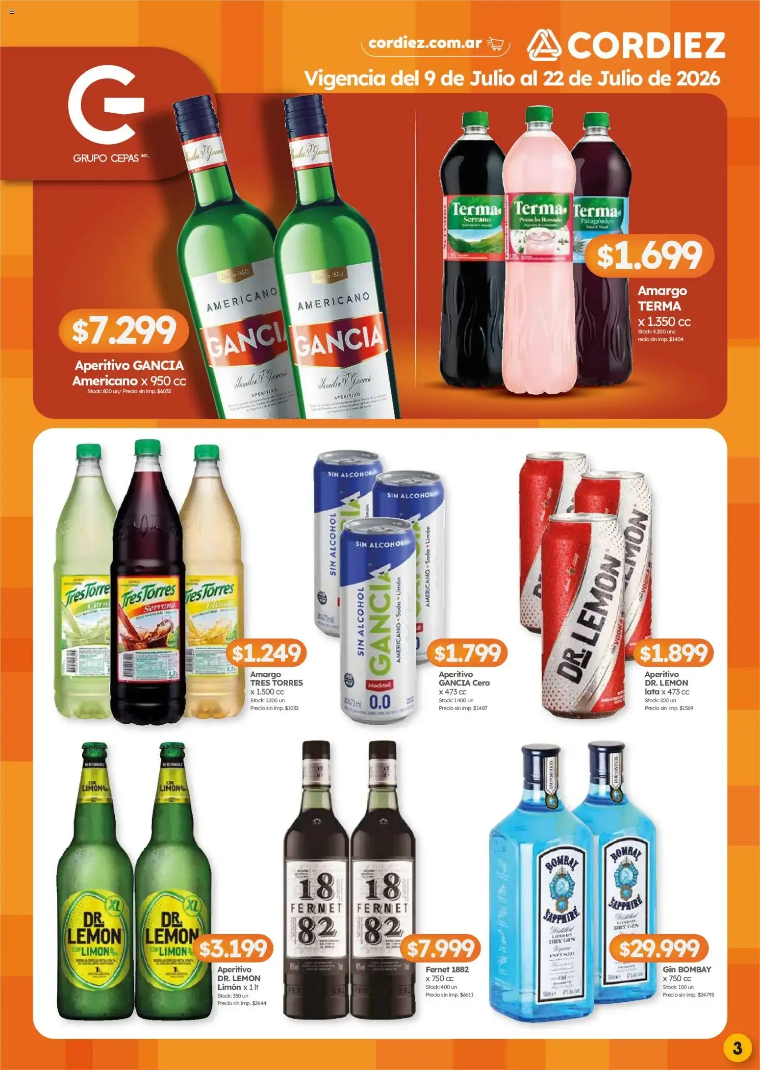 Ofertas de Cordiez ofertas || del 09/07/2026 - 22/07/2026 || Catálogo 9 de julio al 22 de julio 2026 - Página 3 del catálogo