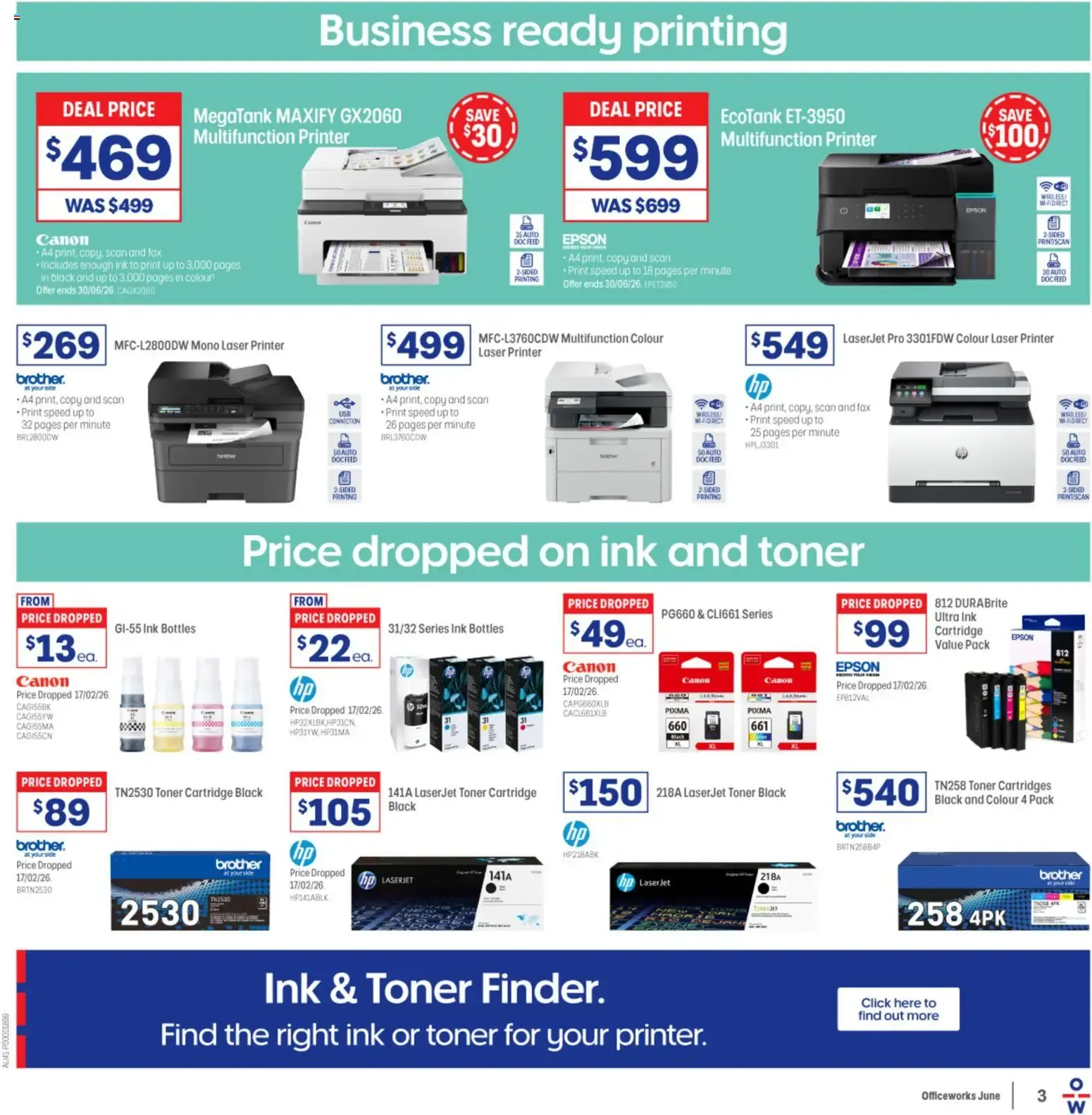 Officeworks catalogue - 28/05/2026 > weekly / monthly specials - Catalogue valid from 28 May to 30 June 2026 - page 3