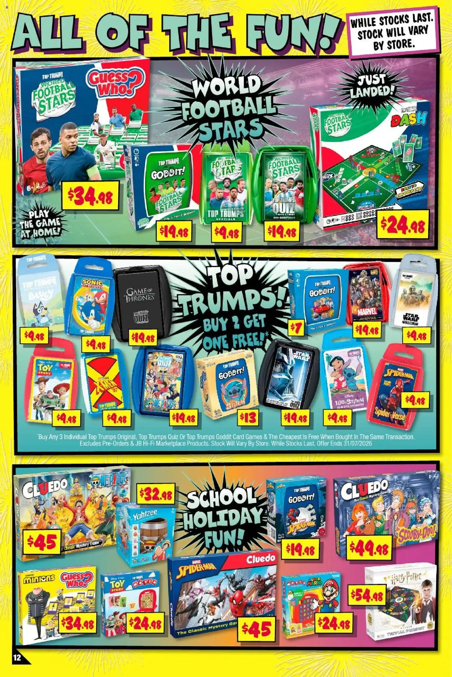 JB Hi-Fi Entertainment Extravaganza - 02/07/2026 > weekly / monthly specials - Catalogue valid from 2 July to 15 July 2026 - page 12