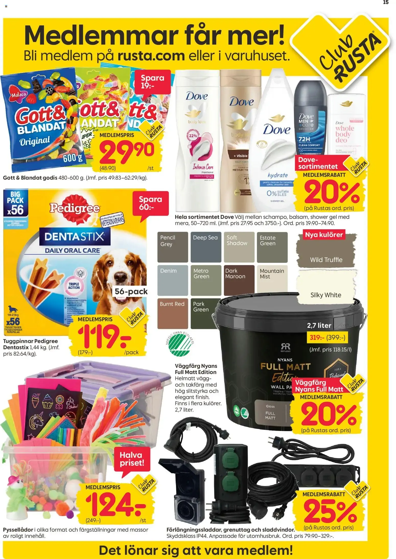 Rusta erbjudanden från 07/09/2026 - 13/09/2026 > Reklamblad nuvarande rabatter från 7 september till 13 september 2026 - Reklamblad sidor 15