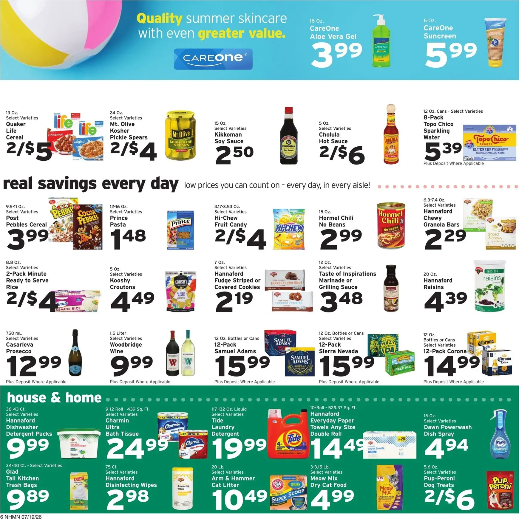Weekly ad Current Hannaford leaflet valid from Sunday 07/19/2026 to Saturday 07/25/2026 from July 19 to July 25 2026 - Page 6