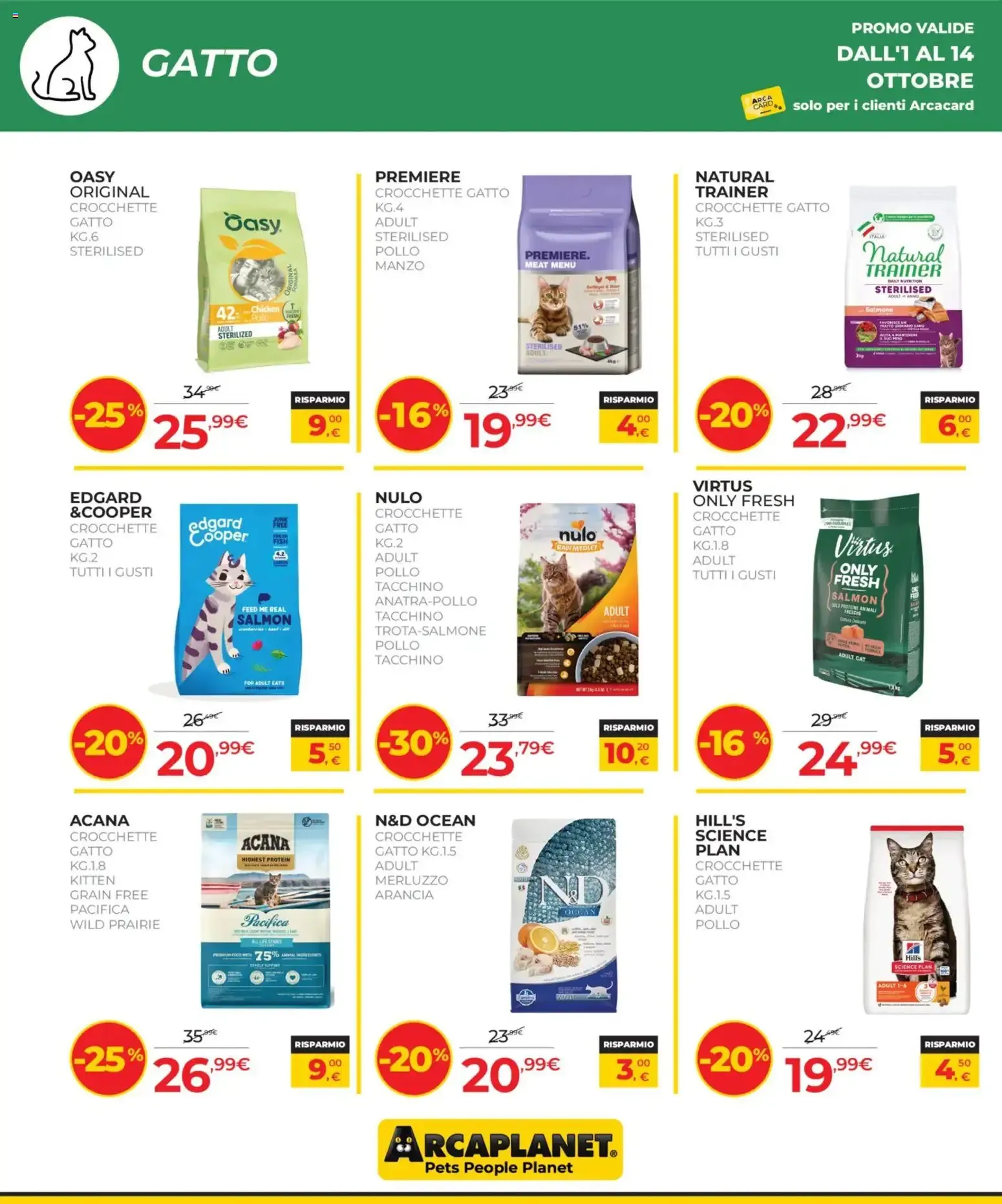 Arcaplanet volantino anteprima dal 01/10 2026 - offerte settimana da 1 ottobre a 14 ottobre di 2026 - Pagina del volantino 8