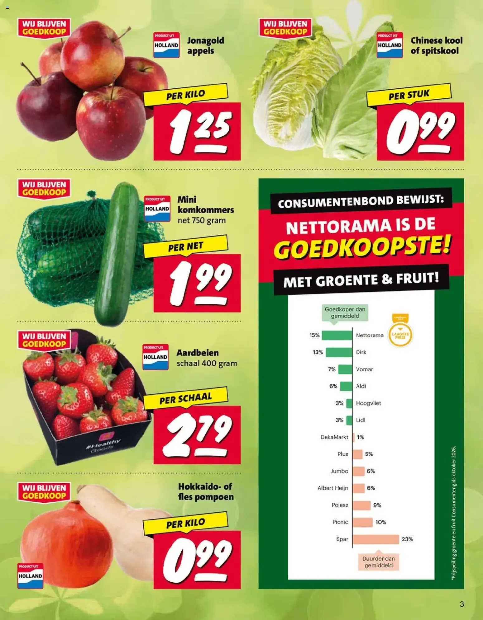 Nettorama Merkendiscount - Welkom bij de Goedkoopste! van 26 oktober tot 1 november 2026 - Folder pagina 3