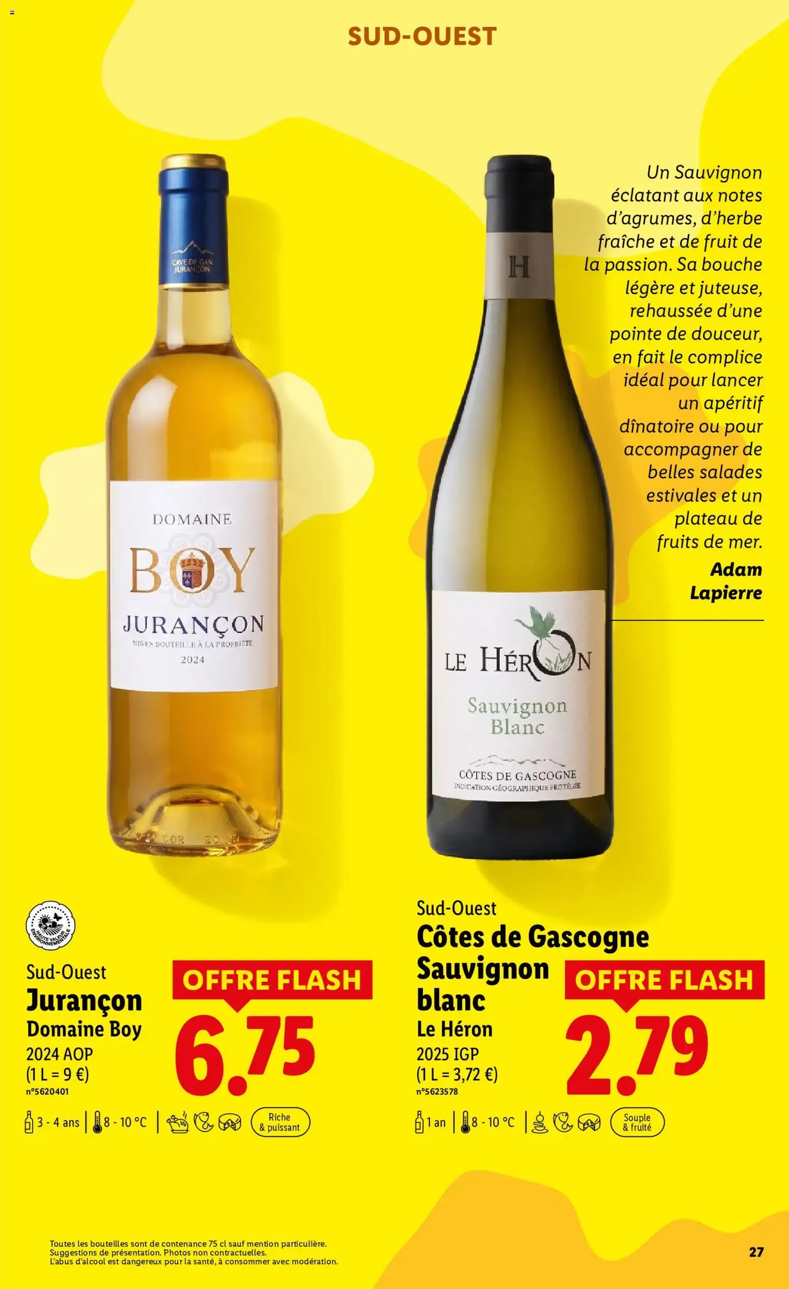 LES EFFERVESCENTS du 3 septembre au 10 septembre 2026 - Catalogue page 27