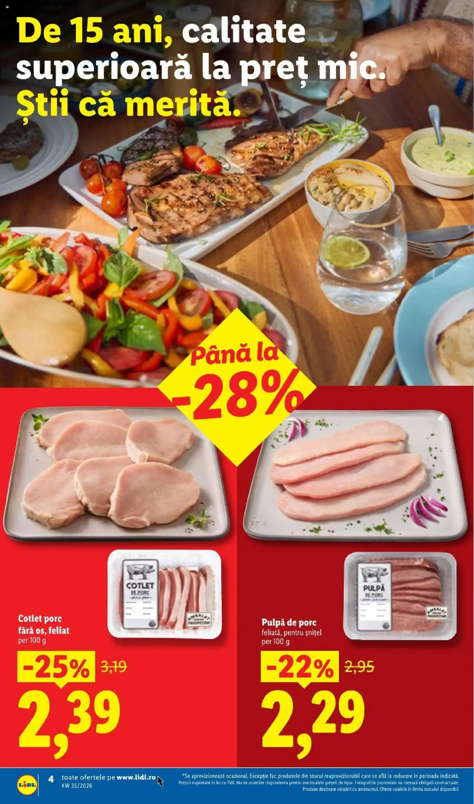 Catalog LIDL: Ieftin și înainte, și după ziua de salariu (Ofertas del 24 al 30 de agosto de 2026) de la 24 august până la 30 august 2026 - Revista Pagina 4