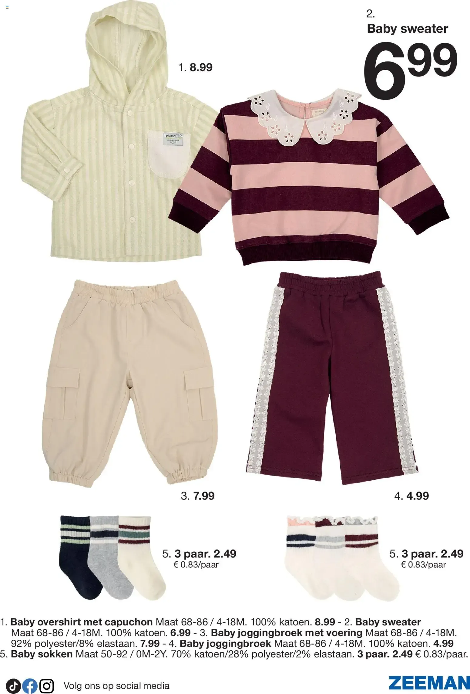 Zeeman: Zachte kleuren en sportieve outfits van 5 september tot 11 september 2026 - Folder pagina 3