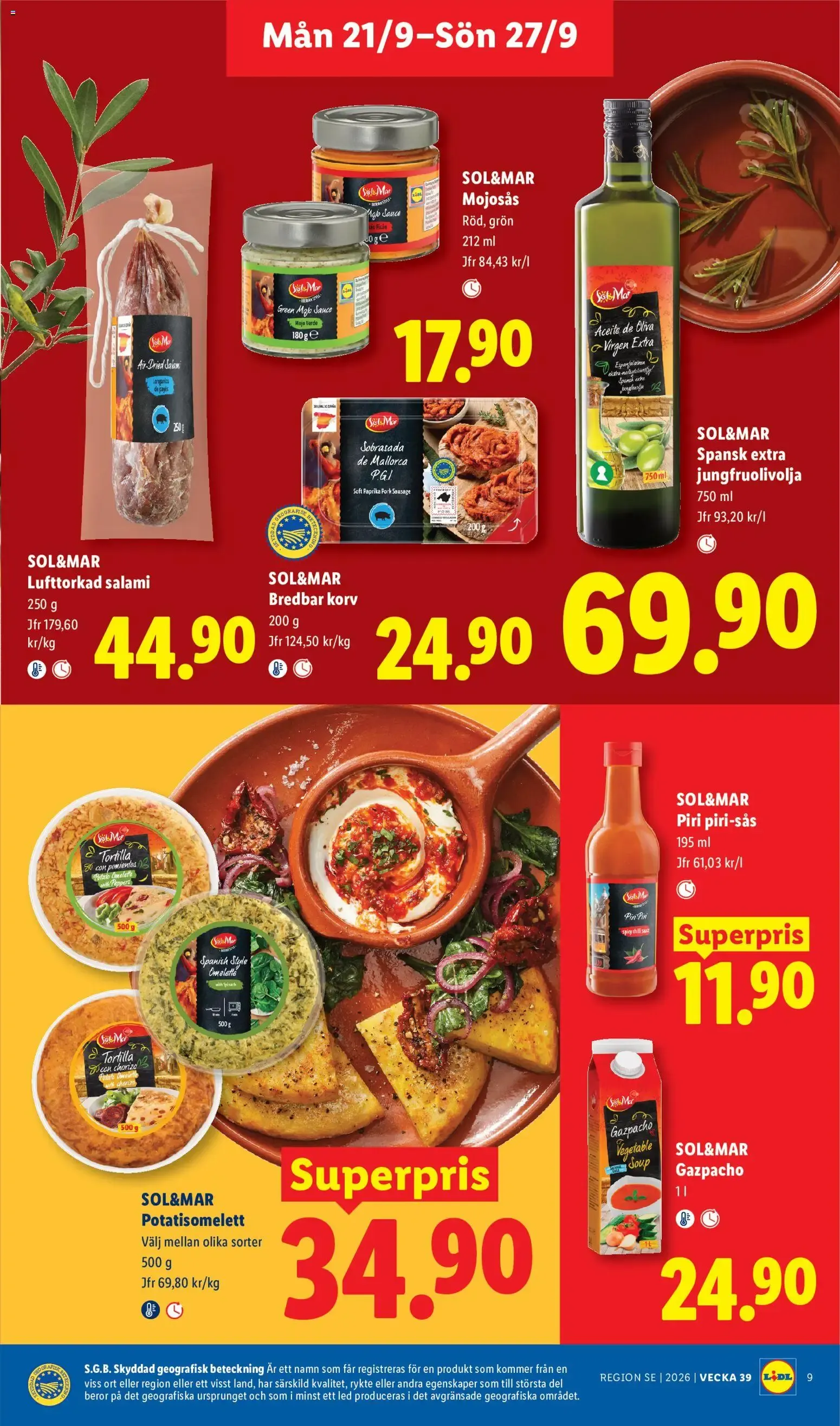 Lidl erbjudanden från 21/09/2026 - 27/09/2026 > Reklamblad nuvarande rabatter från 21 september till 27 september 2026 - Reklamblad sidor 10