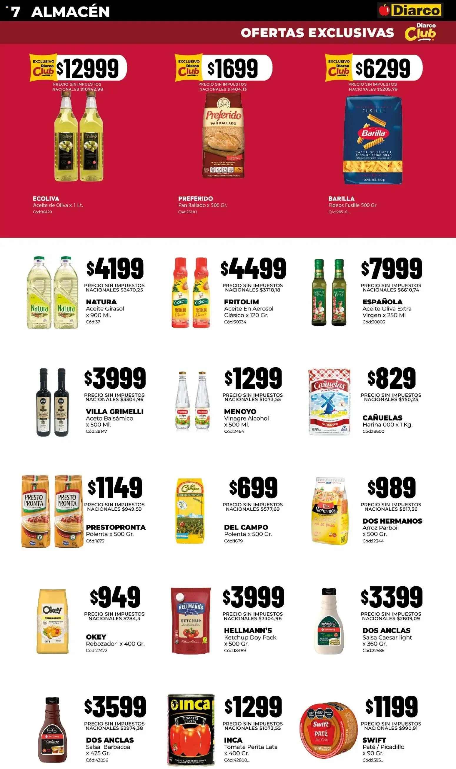 Ofertas de Diarco 14 de septiembre al 18 de septiembre 2026 - Página 7 del catálogo